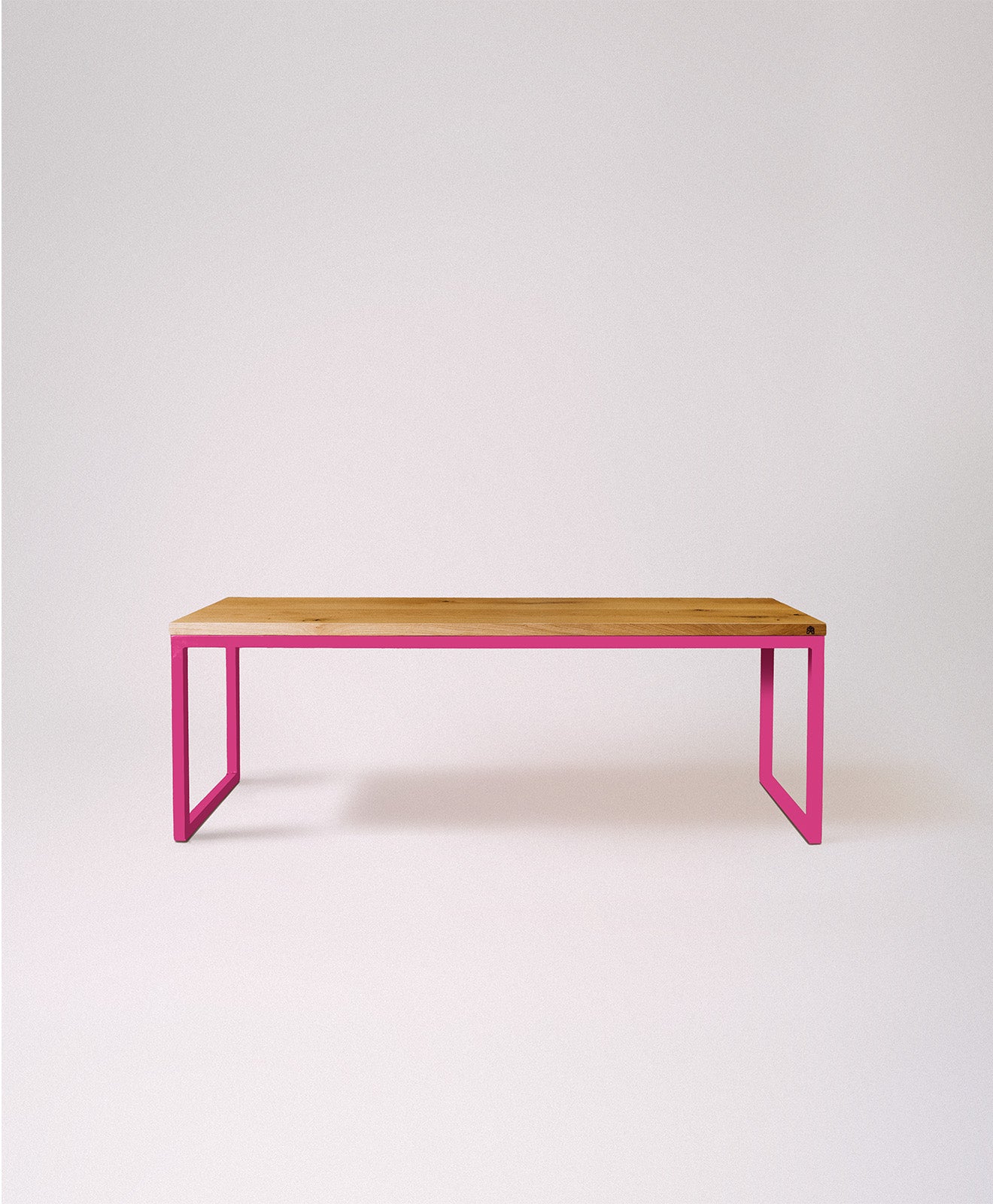 Sitzbank Holz & Stahlgestell ohne Mittelstrebe TALON