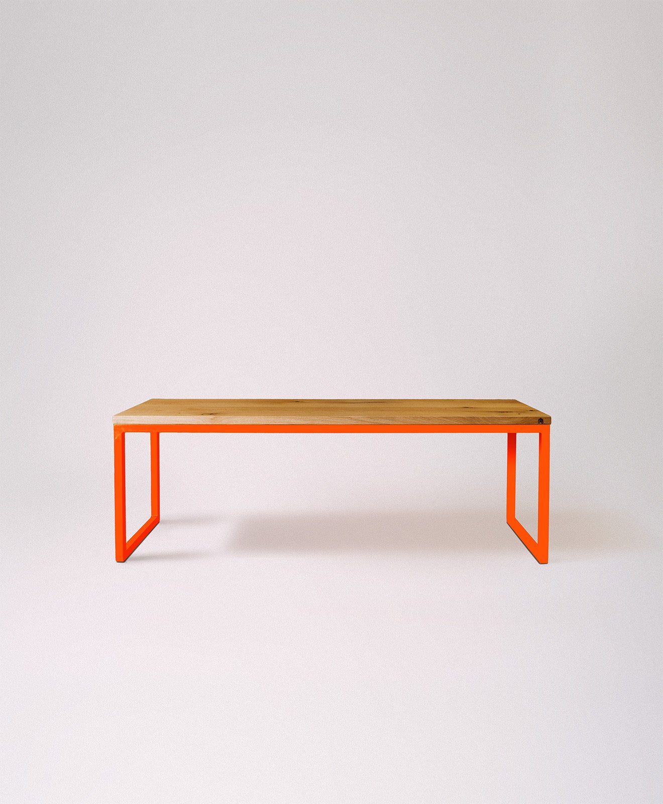 Sitzbank Holz & Stahlgestell ohne Mittelstrebe TALON