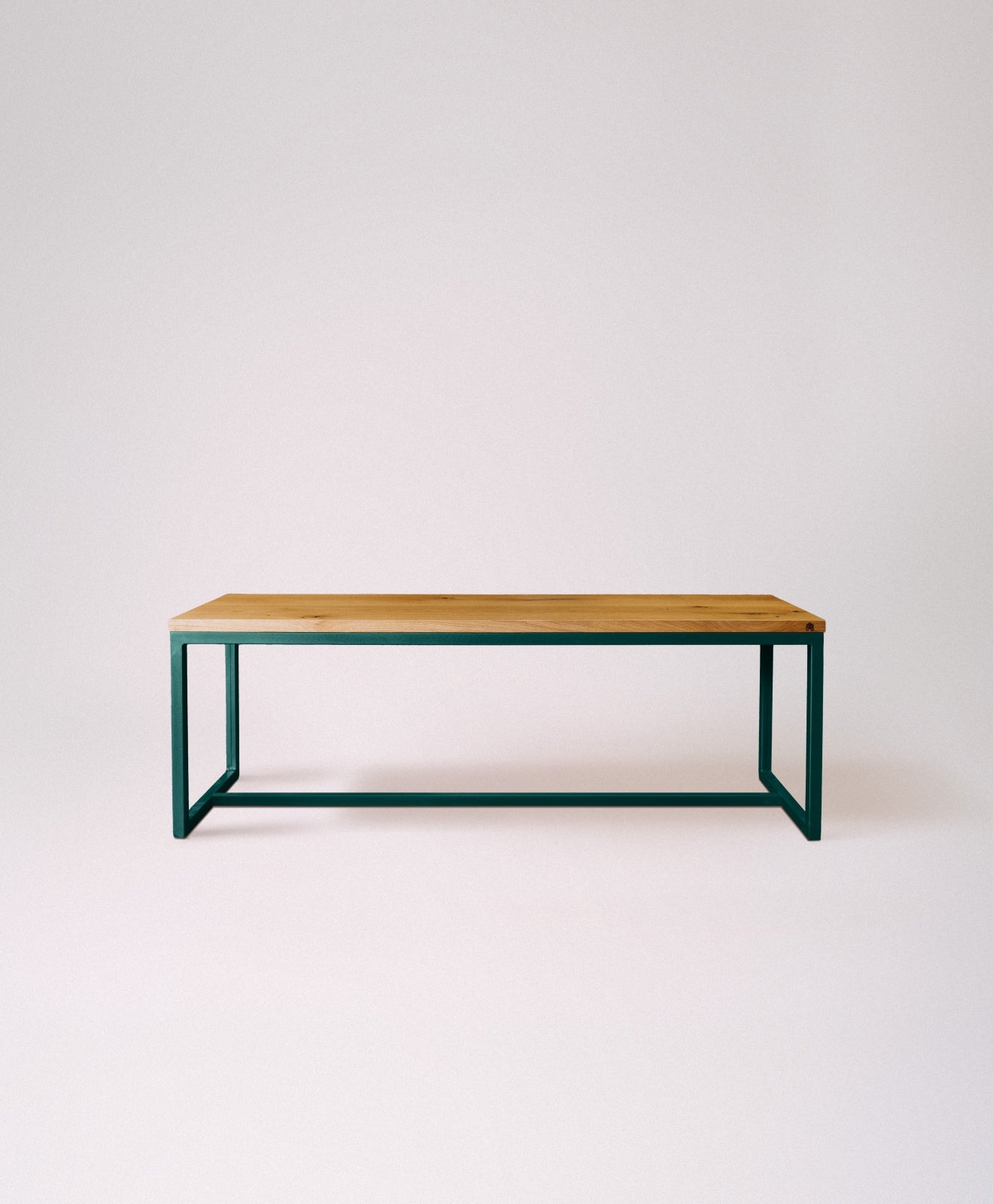 Sitzbank Holz & Stahlgestell mit Mittelstrebe TALON