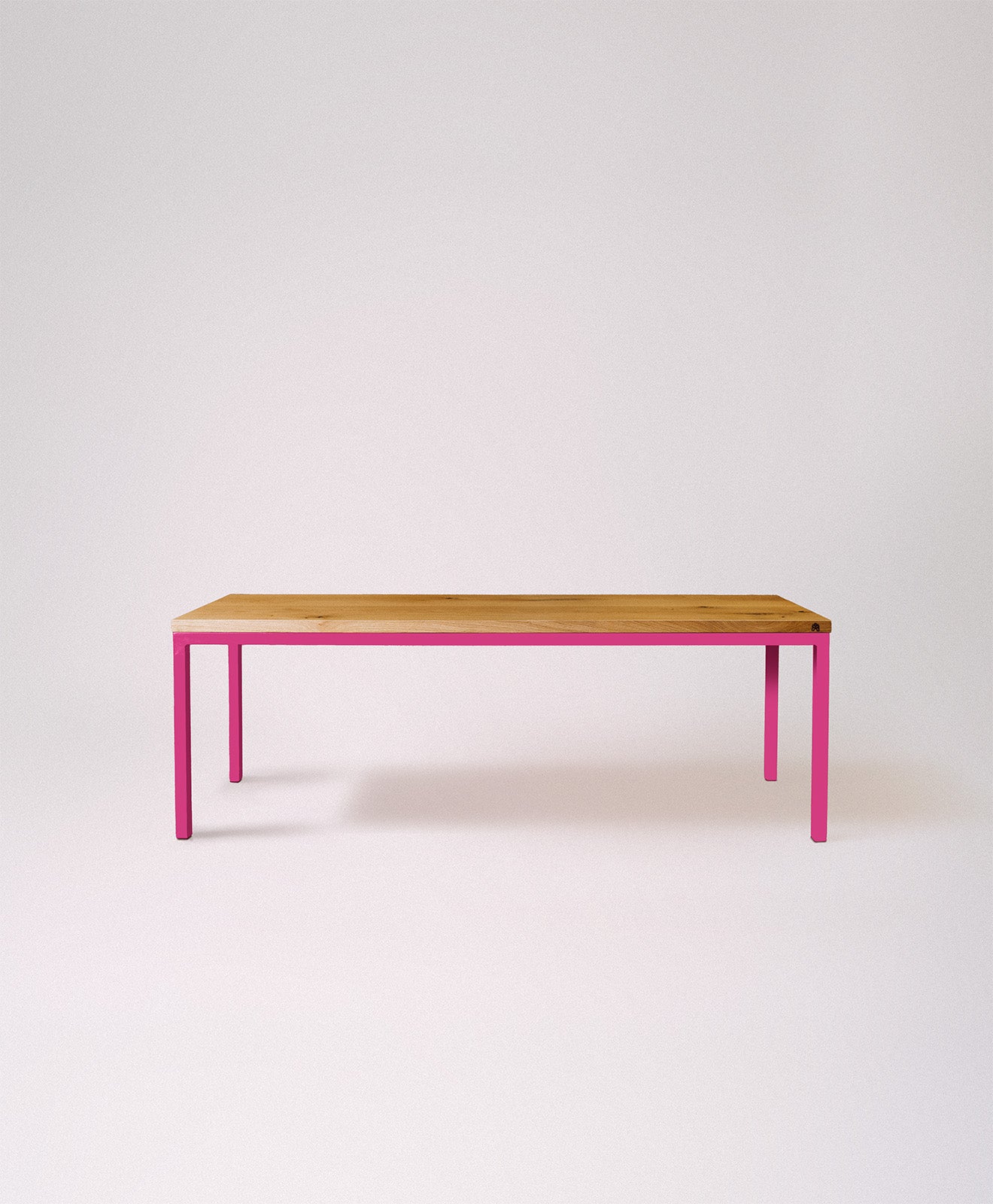 Sitzbank Holz & Stahlgestell mit Füßen TALON