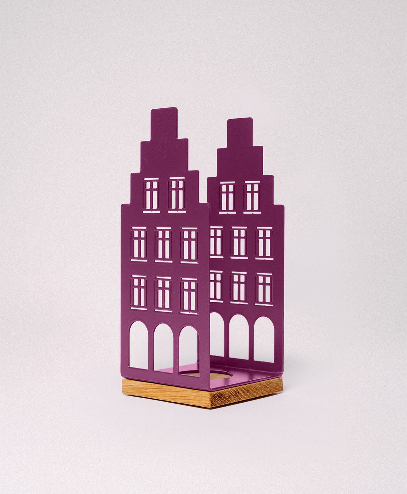 Kawentsmann Windlicht Nobelstrehle Nr. 2 signalviolett