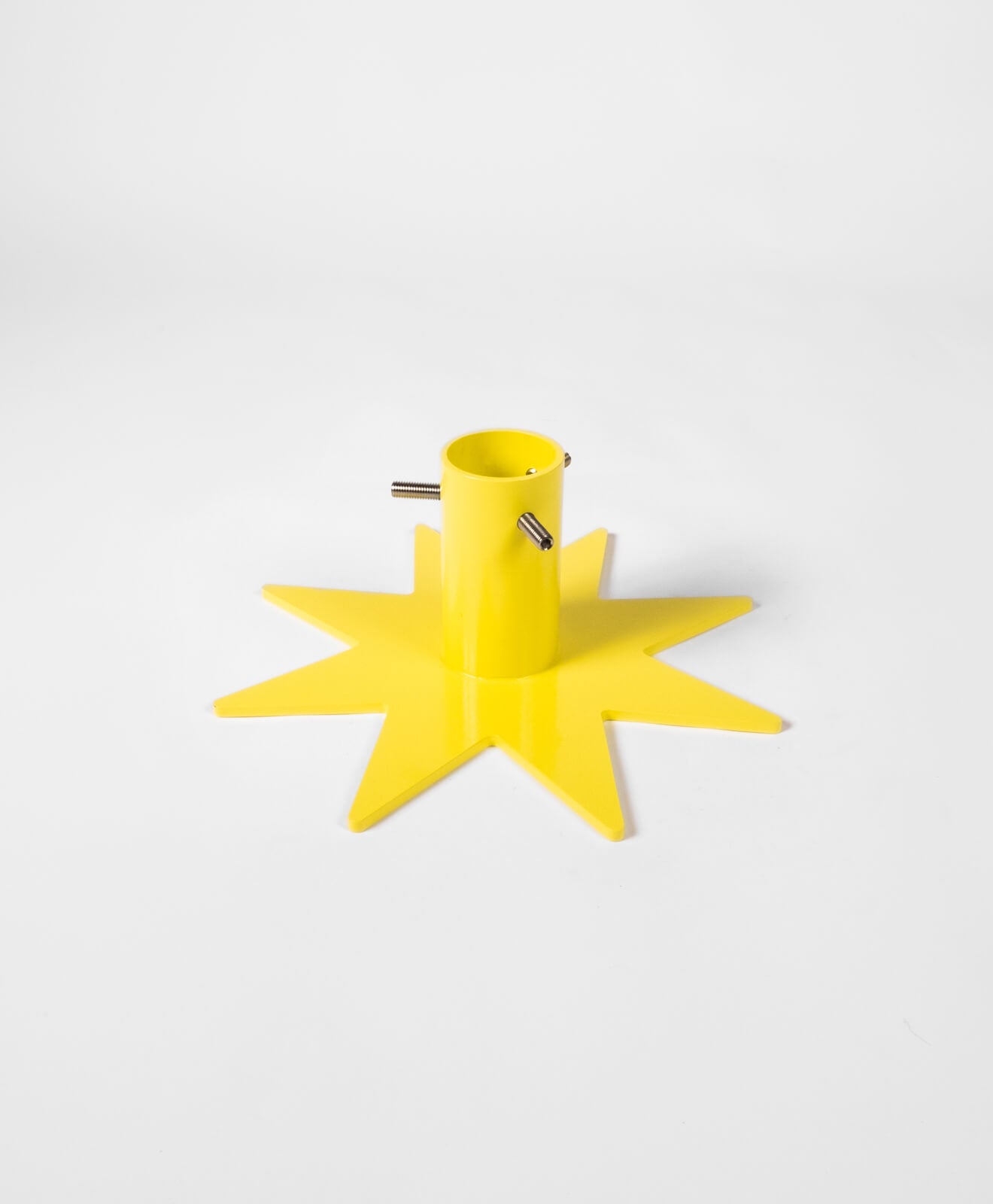 Weihnachtsbaumständer STERN in Gelb von Kawentsmann