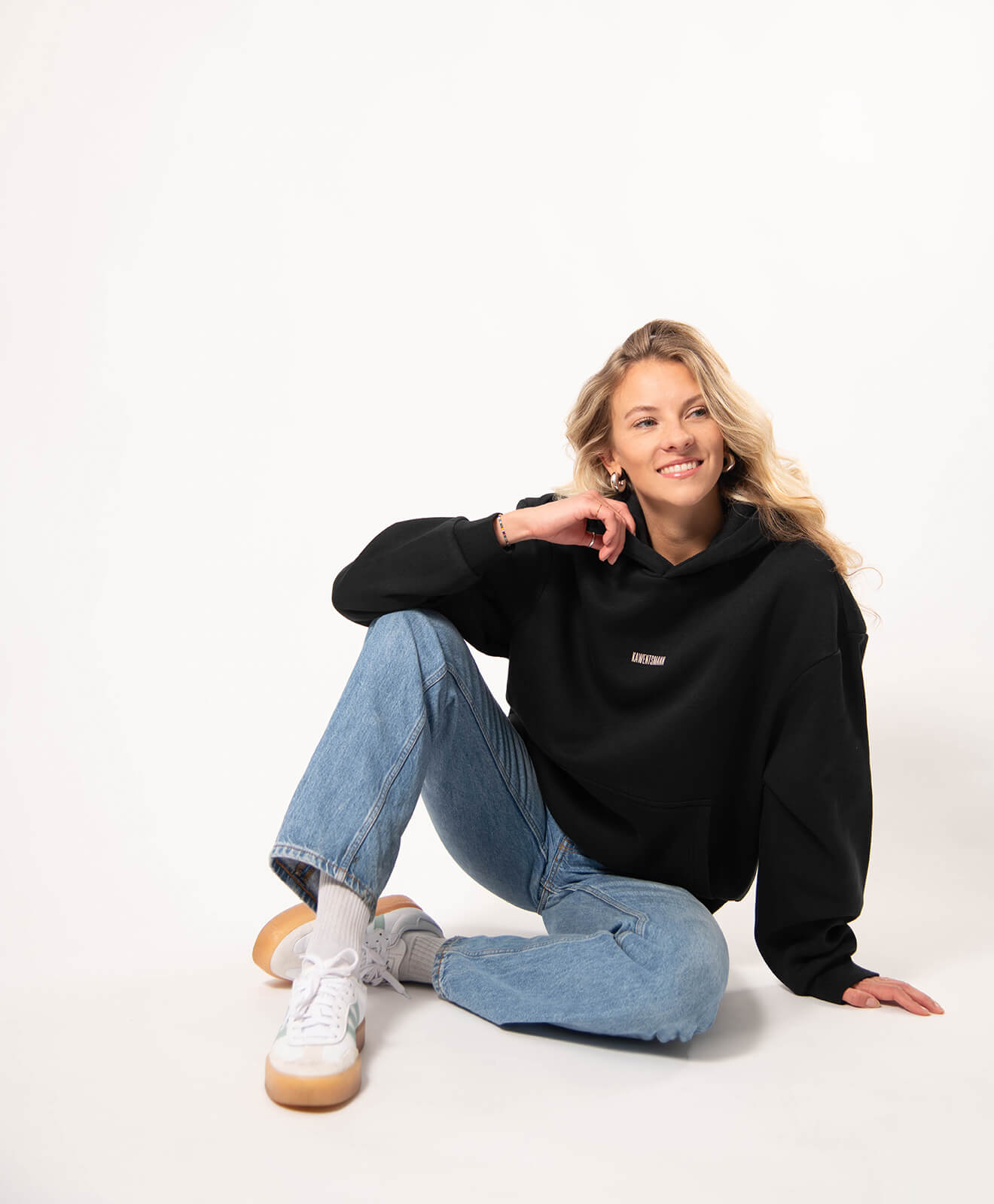 Hoodie Schwarz "Daily Grind"