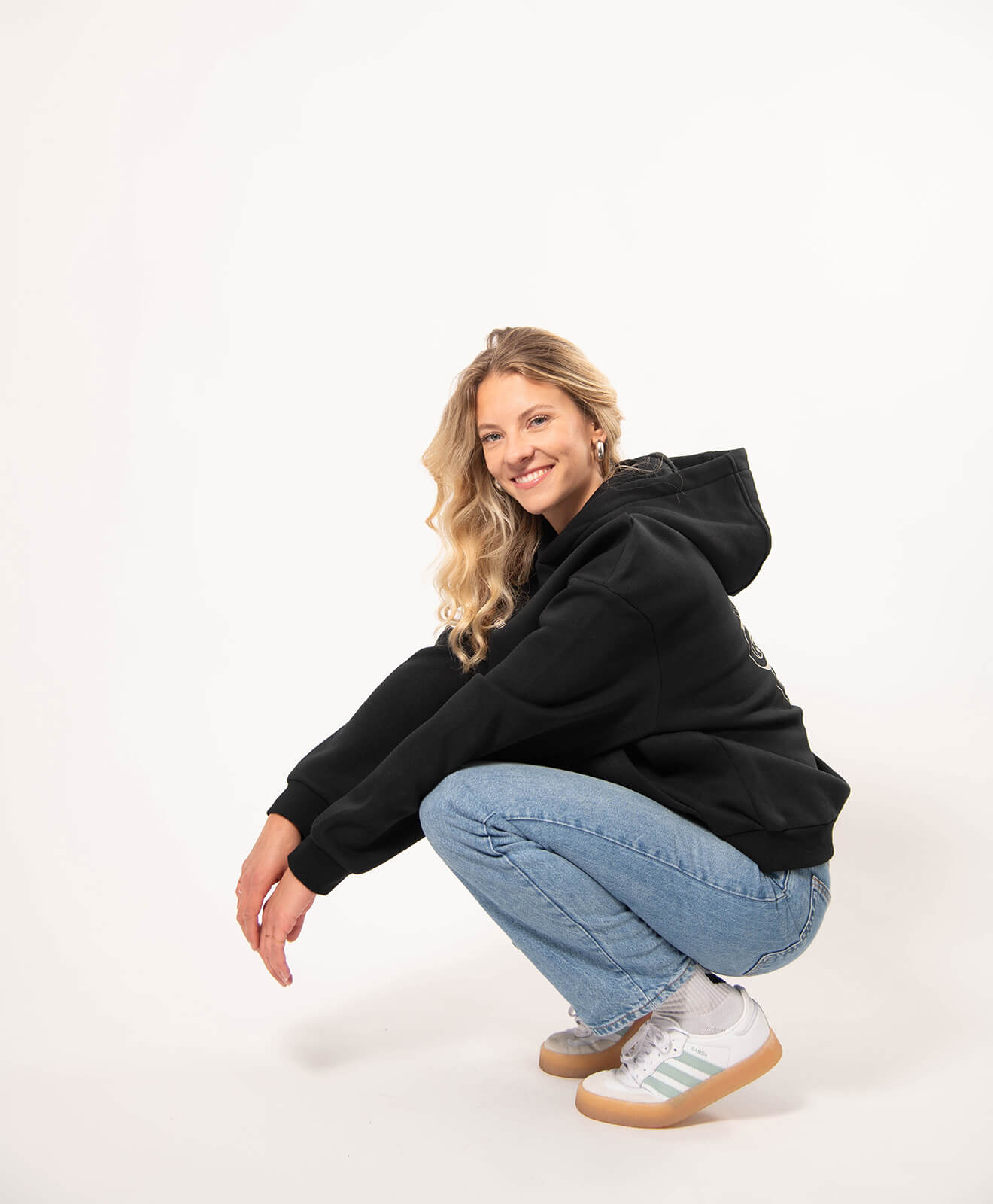 Hoodie Schwarz "Daily Grind"