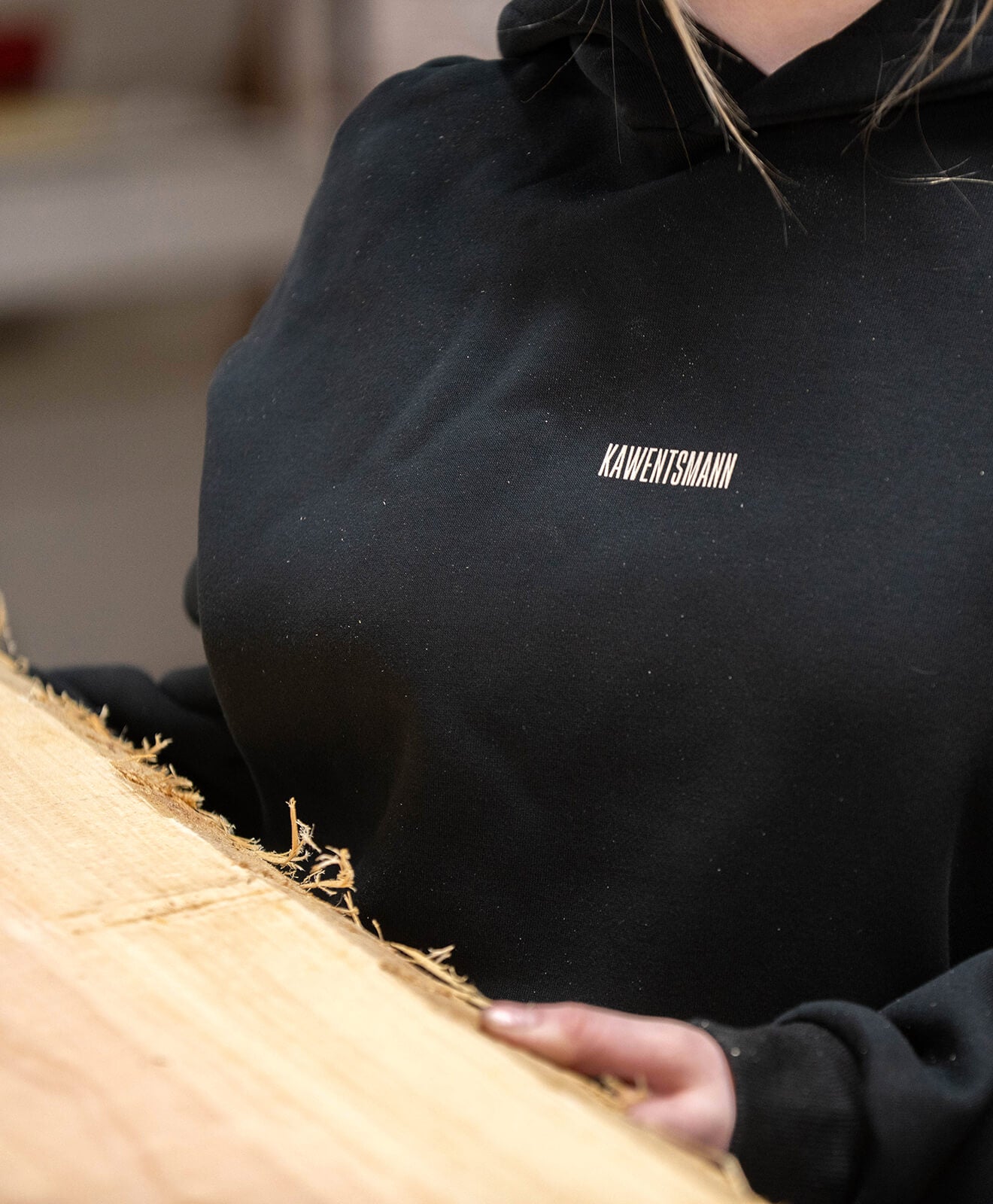 Hoodie Schwarz "Daily Grind"