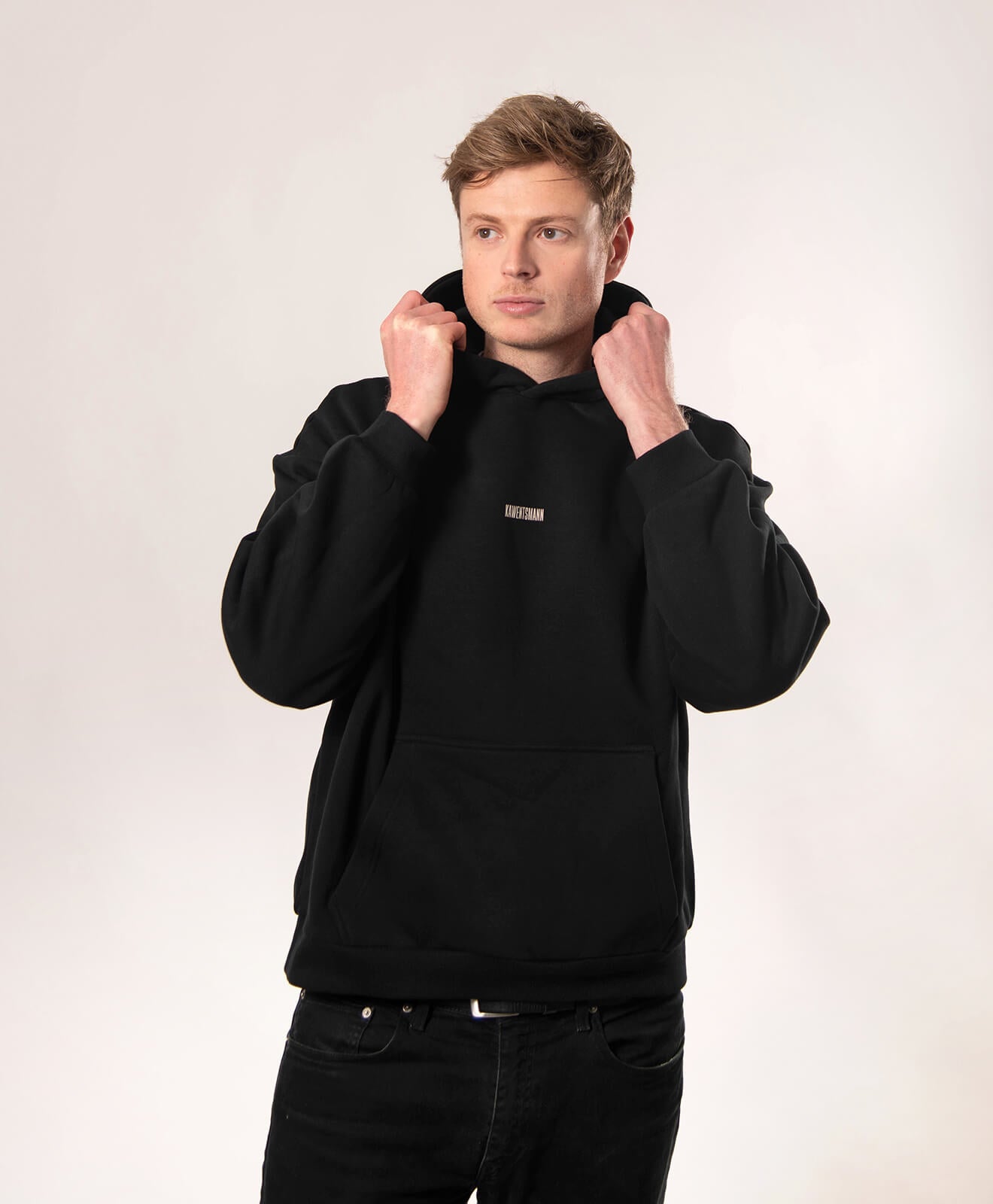 Hoodie Schwarz "Daily Grind"