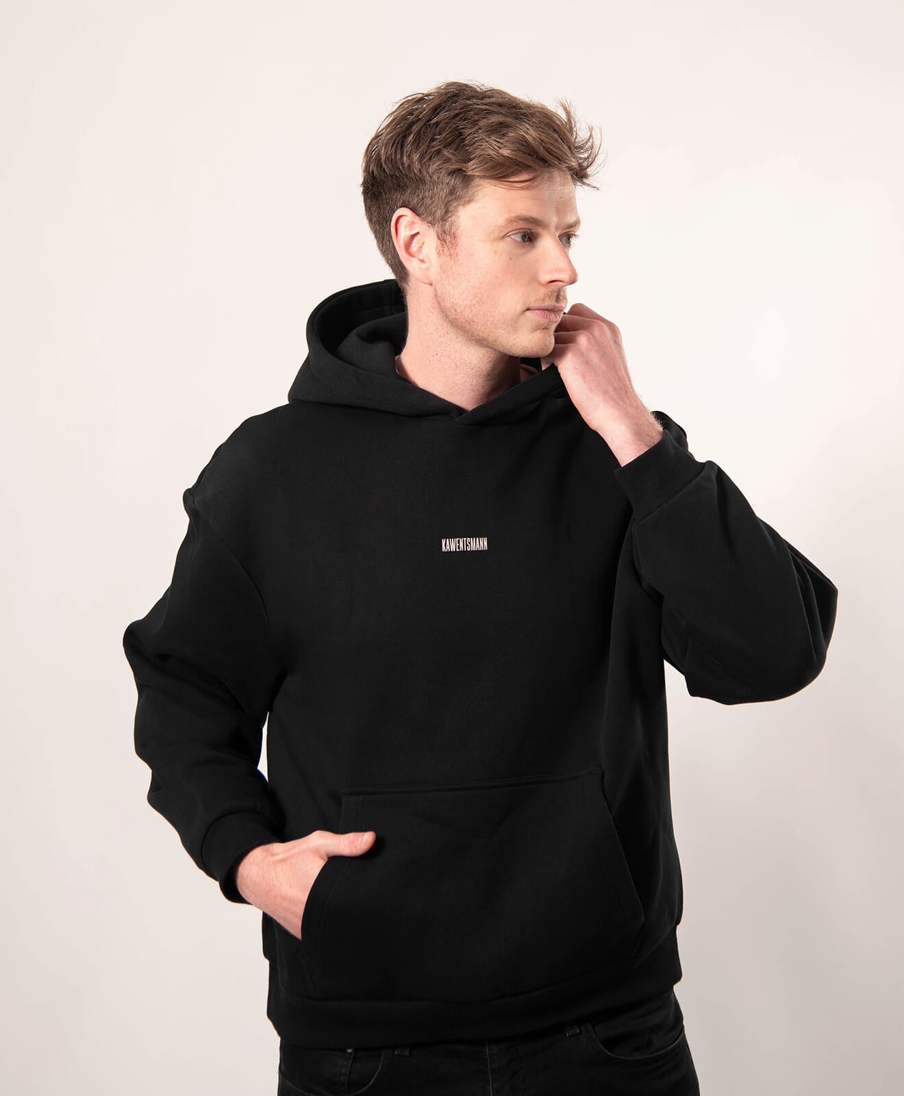 Hoodie Schwarz "Daily Grind"