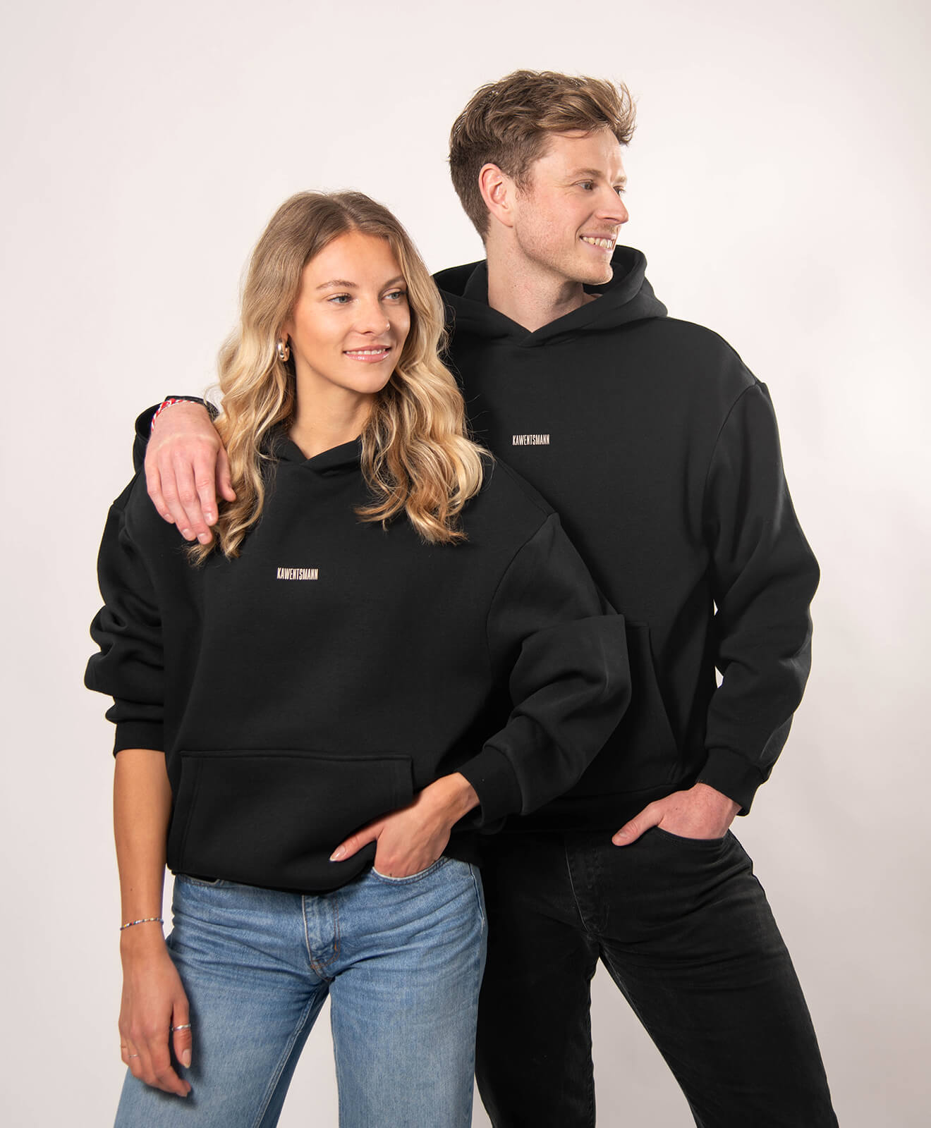 Hoodie Schwarz "Daily Grind"