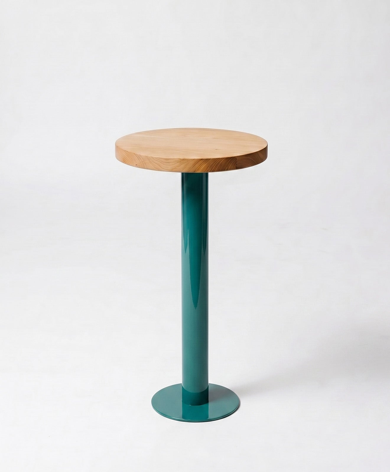 Beistelltisch rund aus Holz & Metall ALBERT