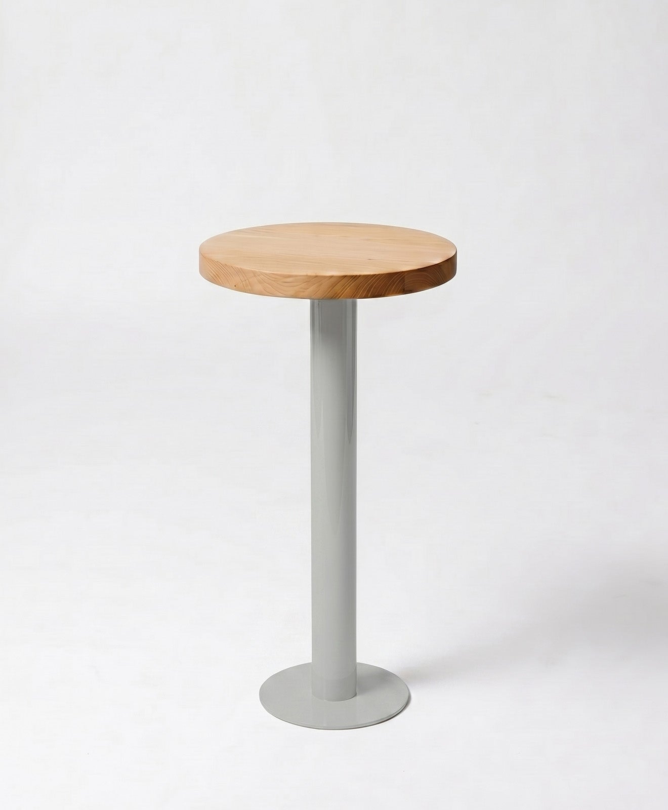 Beistelltisch rund aus Holz & Metall ALBERT