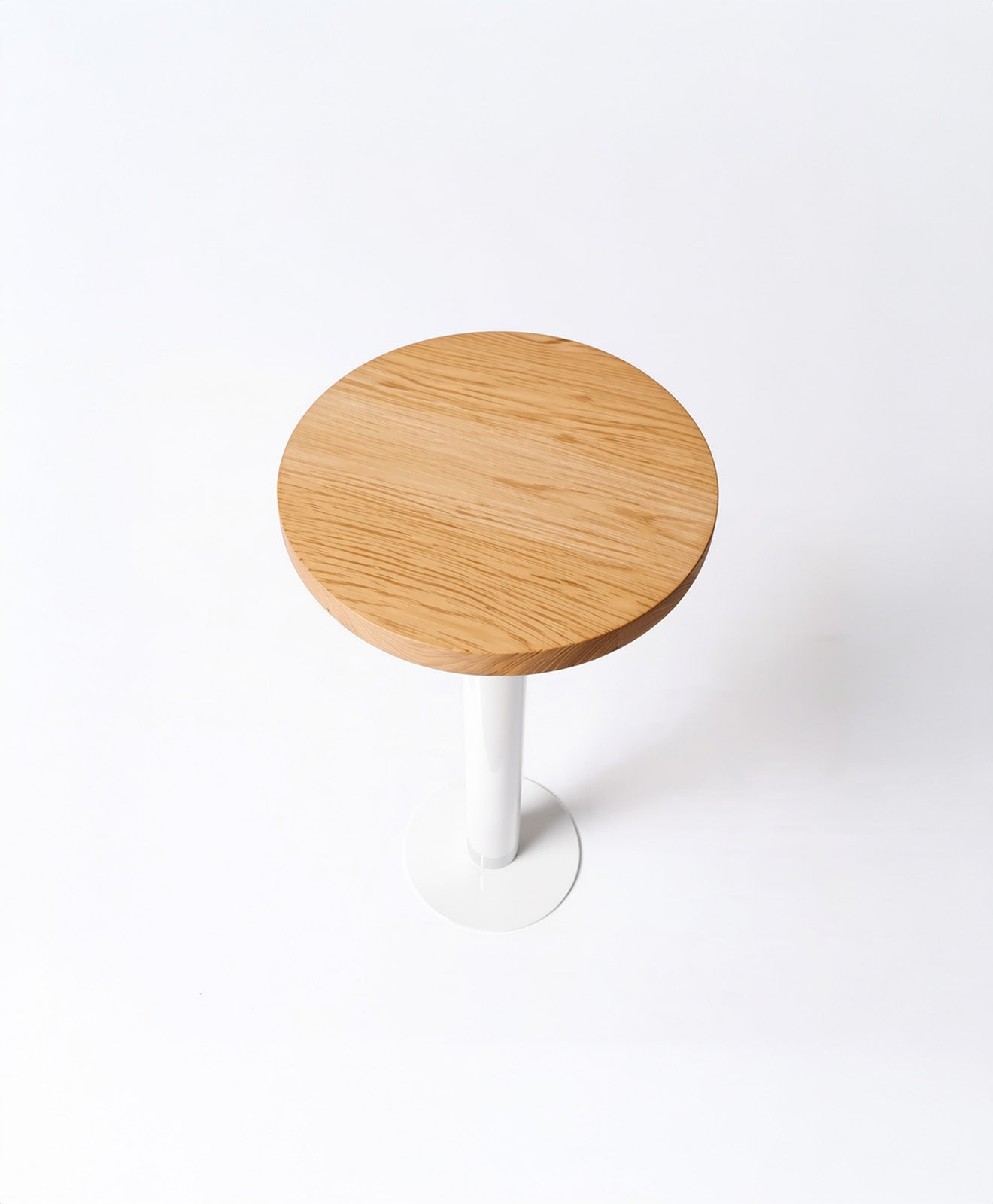 Beistelltisch rund aus Holz & Metall ALBERT