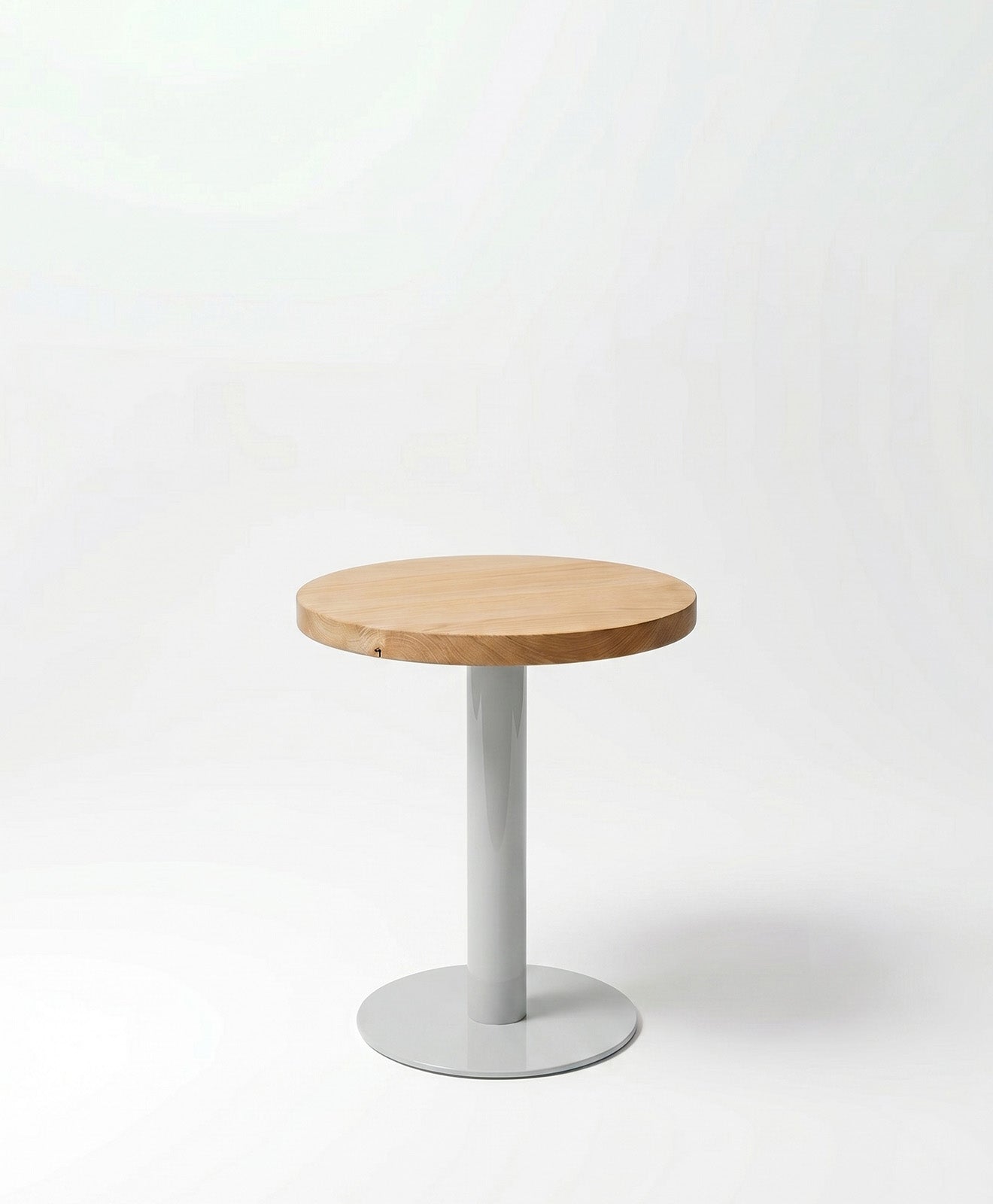 Beistelltisch rund aus Holz & Metall ALBERT