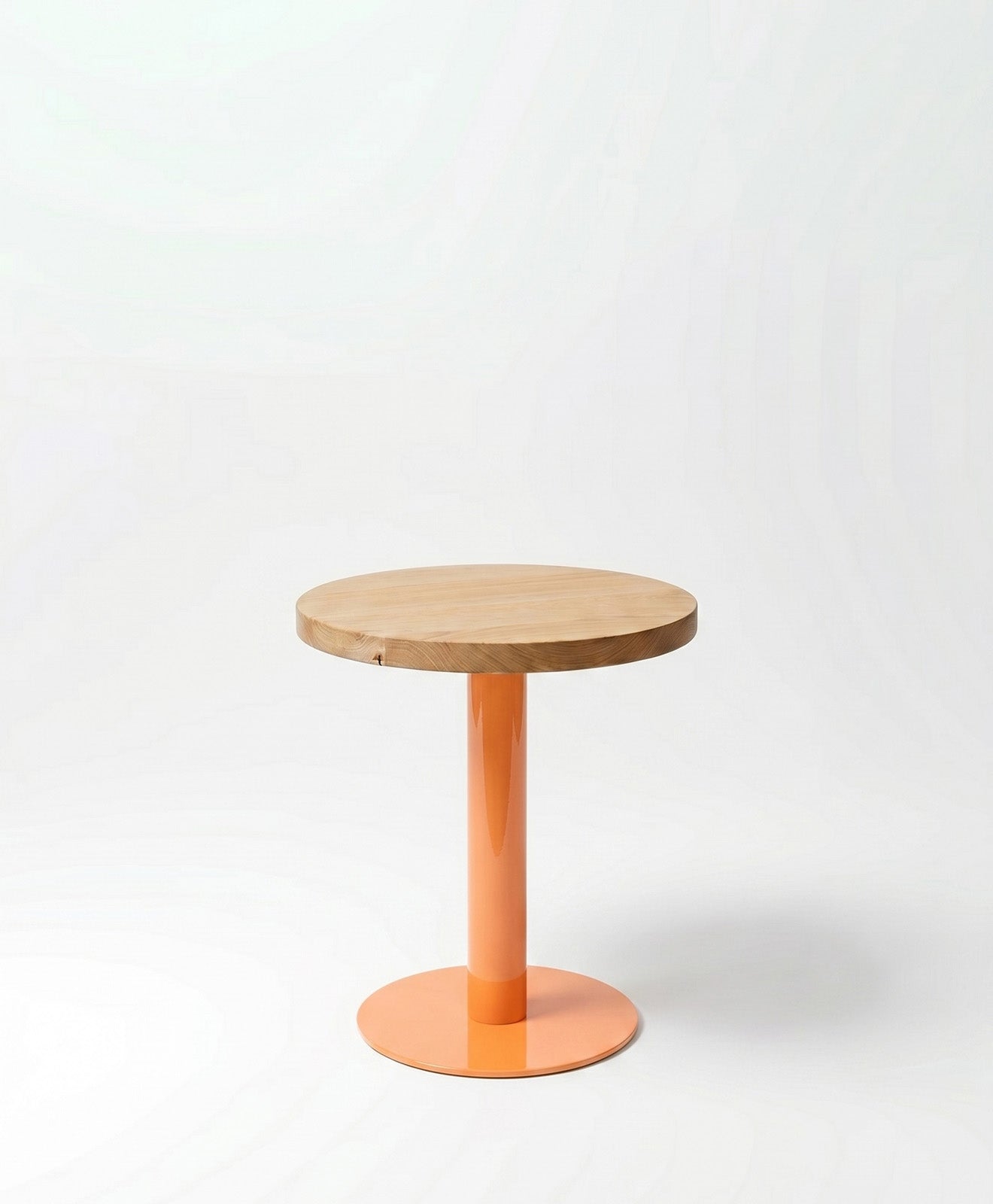Beistelltisch rund aus Holz & Metall ALBERT