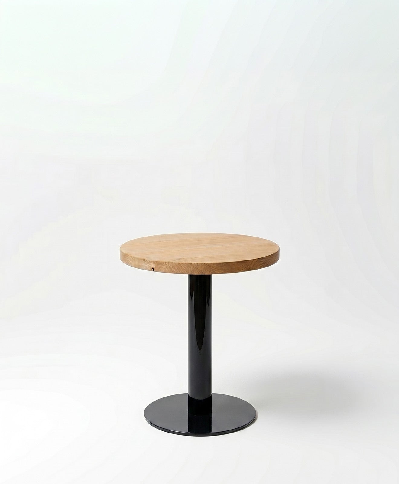 Beistelltisch rund aus Holz & Metall ALBERT