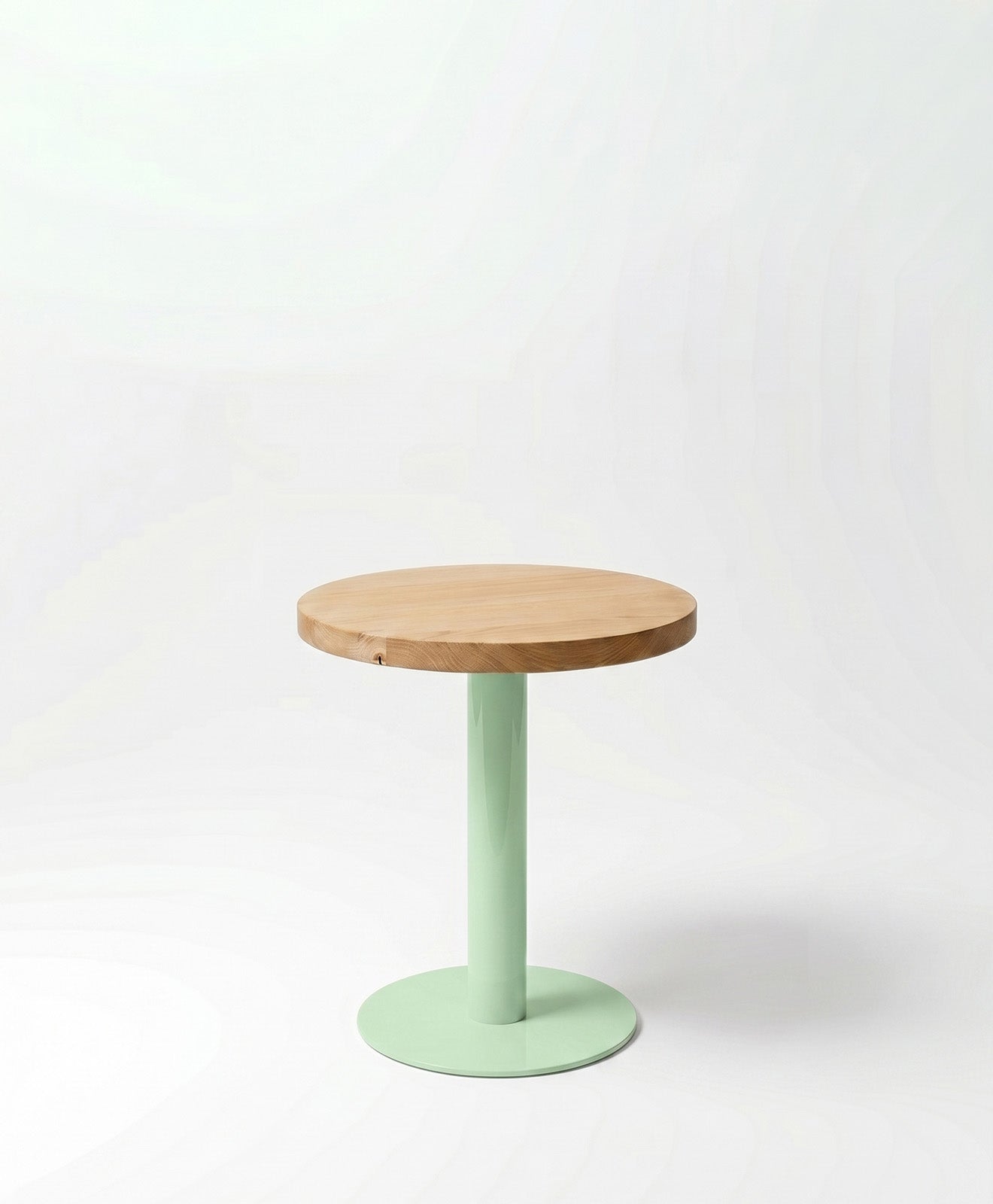 Beistelltisch rund aus Holz & Metall ALBERT