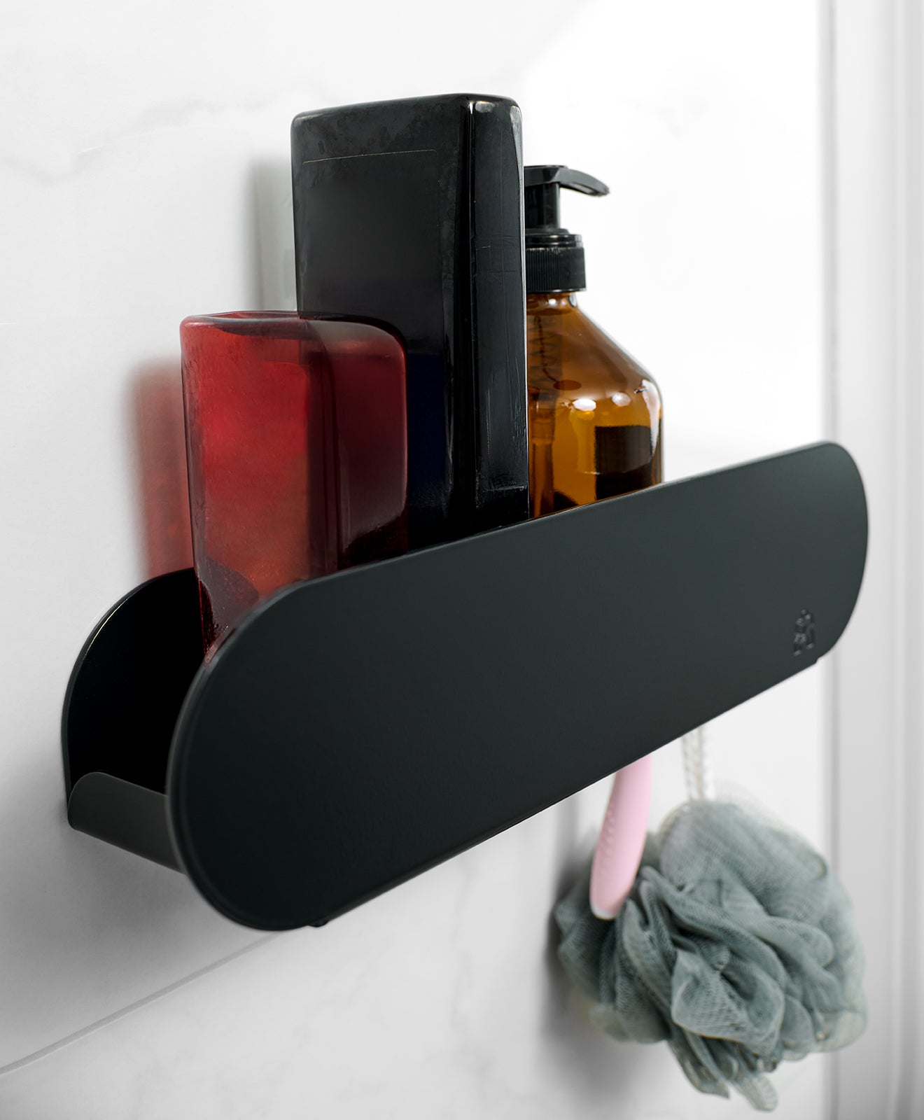 Duschablage ohne Bohren ORBI in Schwarz