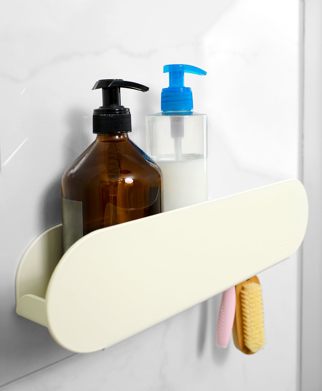 Duschablage ohne Bohren ORBI in Weiß