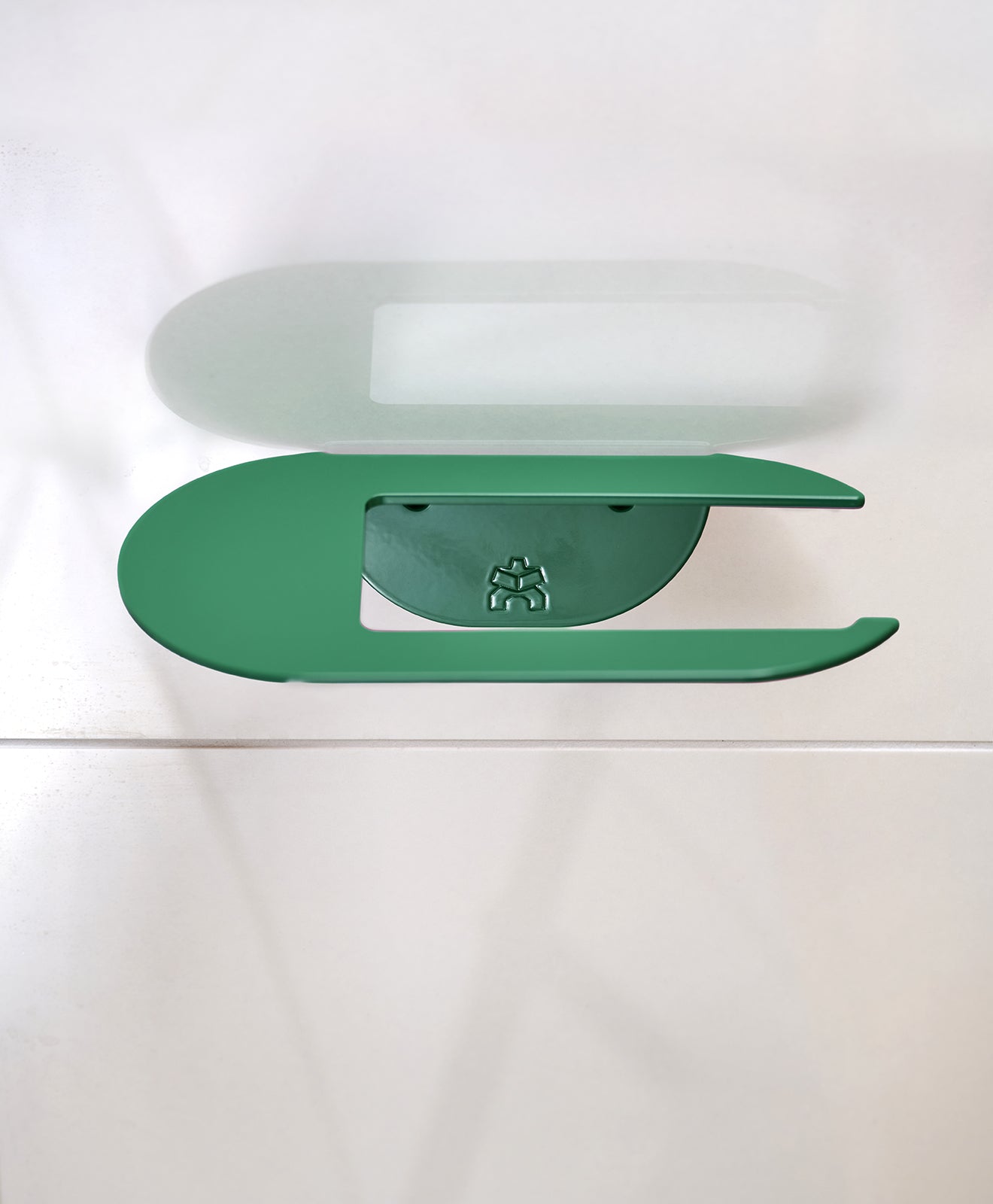 Toilettenpapierhalter ohne Bohren ORBI in Grün