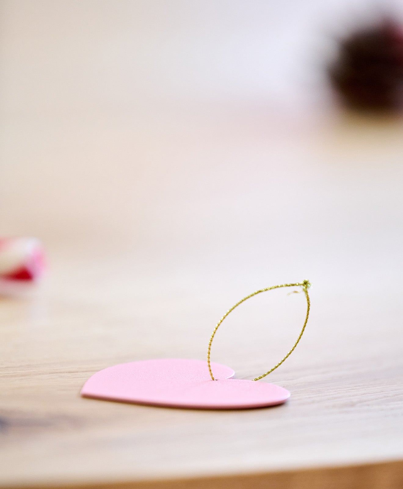 Weihnachtsbaumschmuck Metall HERZ 3er SET