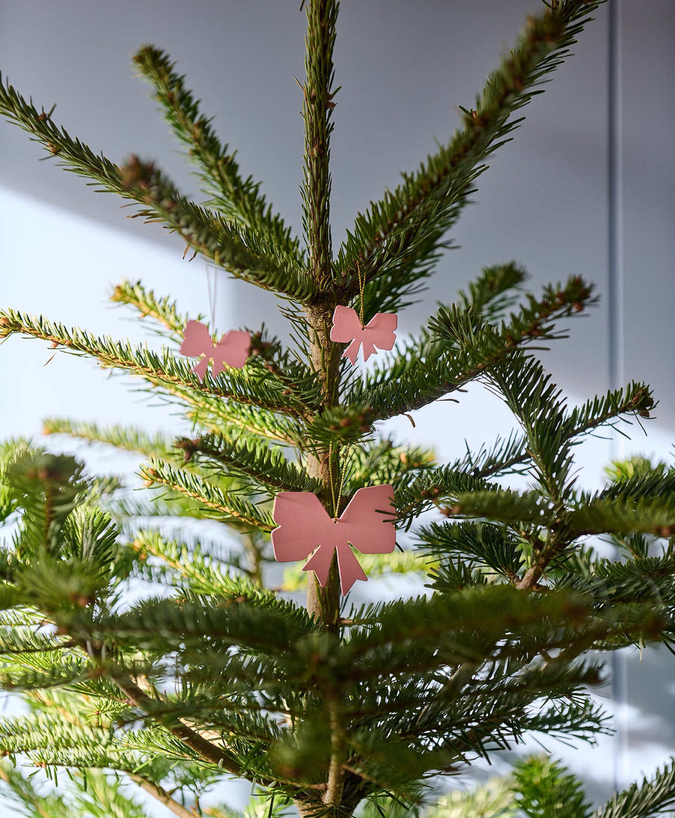 Weihnachtsbaumschmuck Metall SCHLEIFE 3er SET