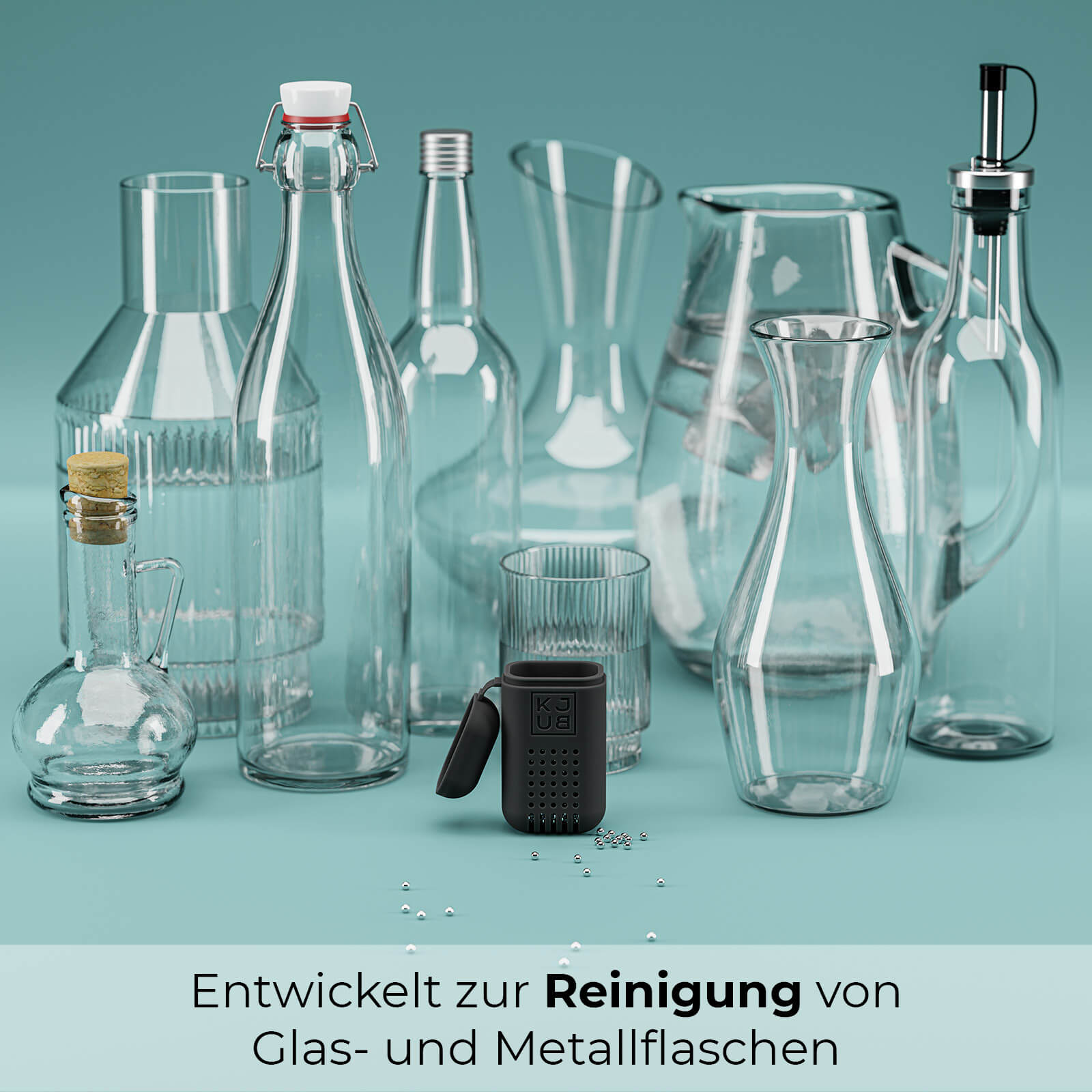 Beads Reinigungsperlen für Flaschen, Kannen, Vasen, Karaffen & mehr
