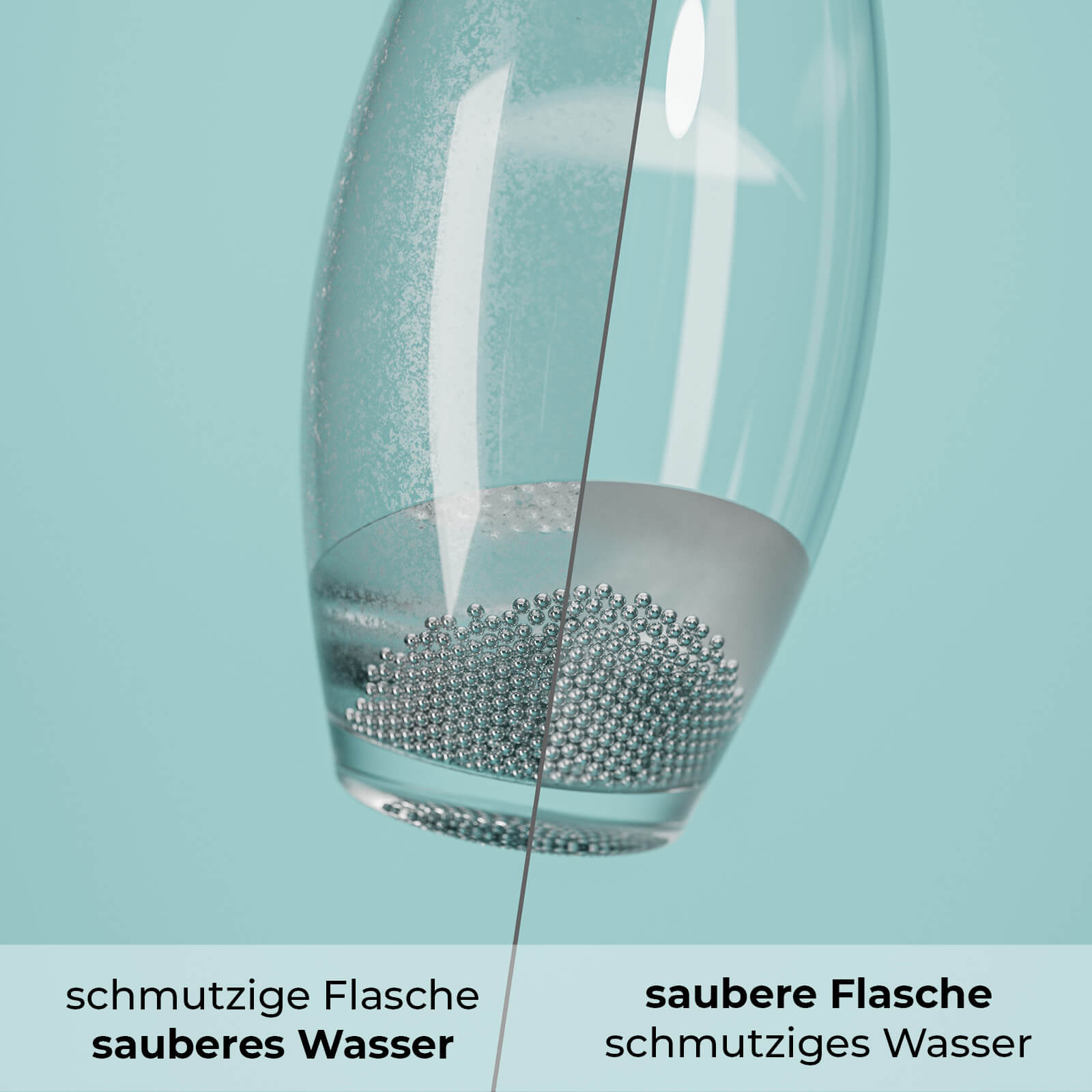 Beads Reinigungsperlen für Flaschen, Kannen, Vasen, Karaffen & mehr