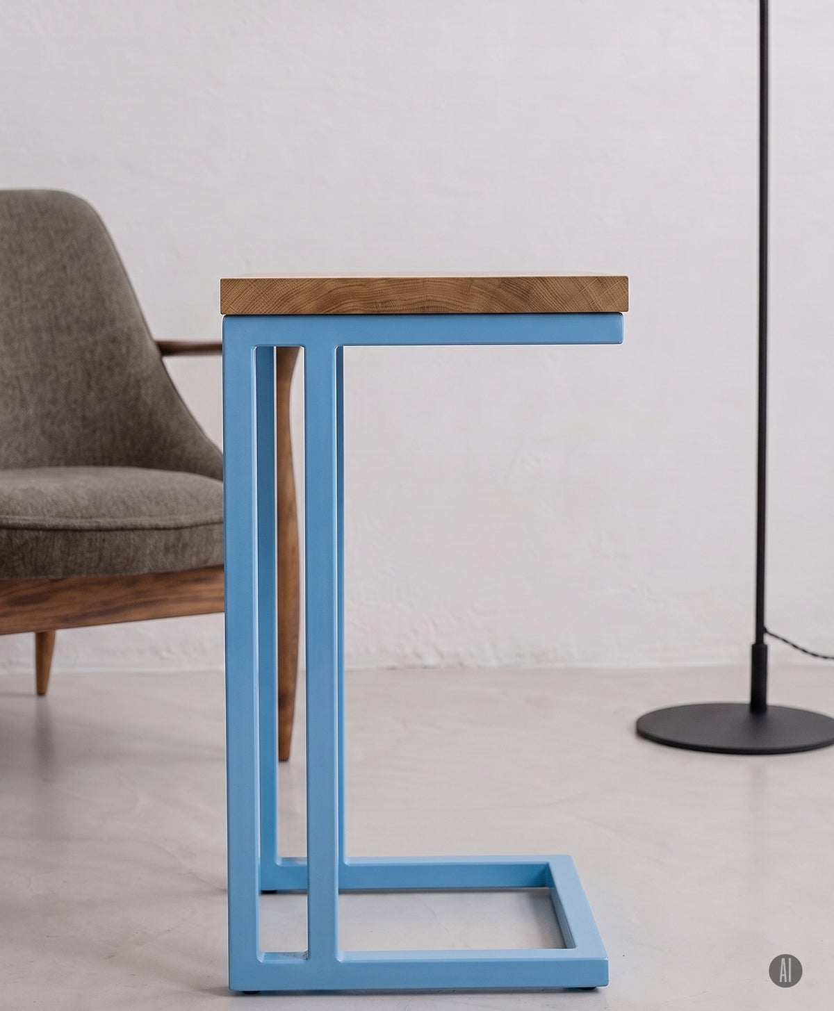 Beistelltisch | Couchtisch aus Holz & Metall ALFONS
