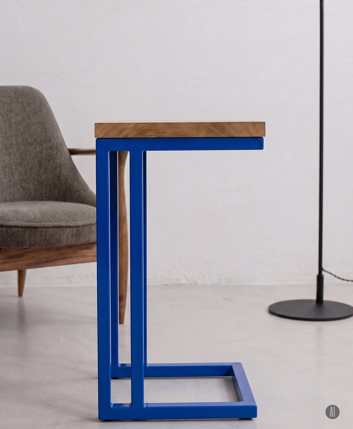 Beistelltisch | Couchtisch aus Holz & Metall ALFONS