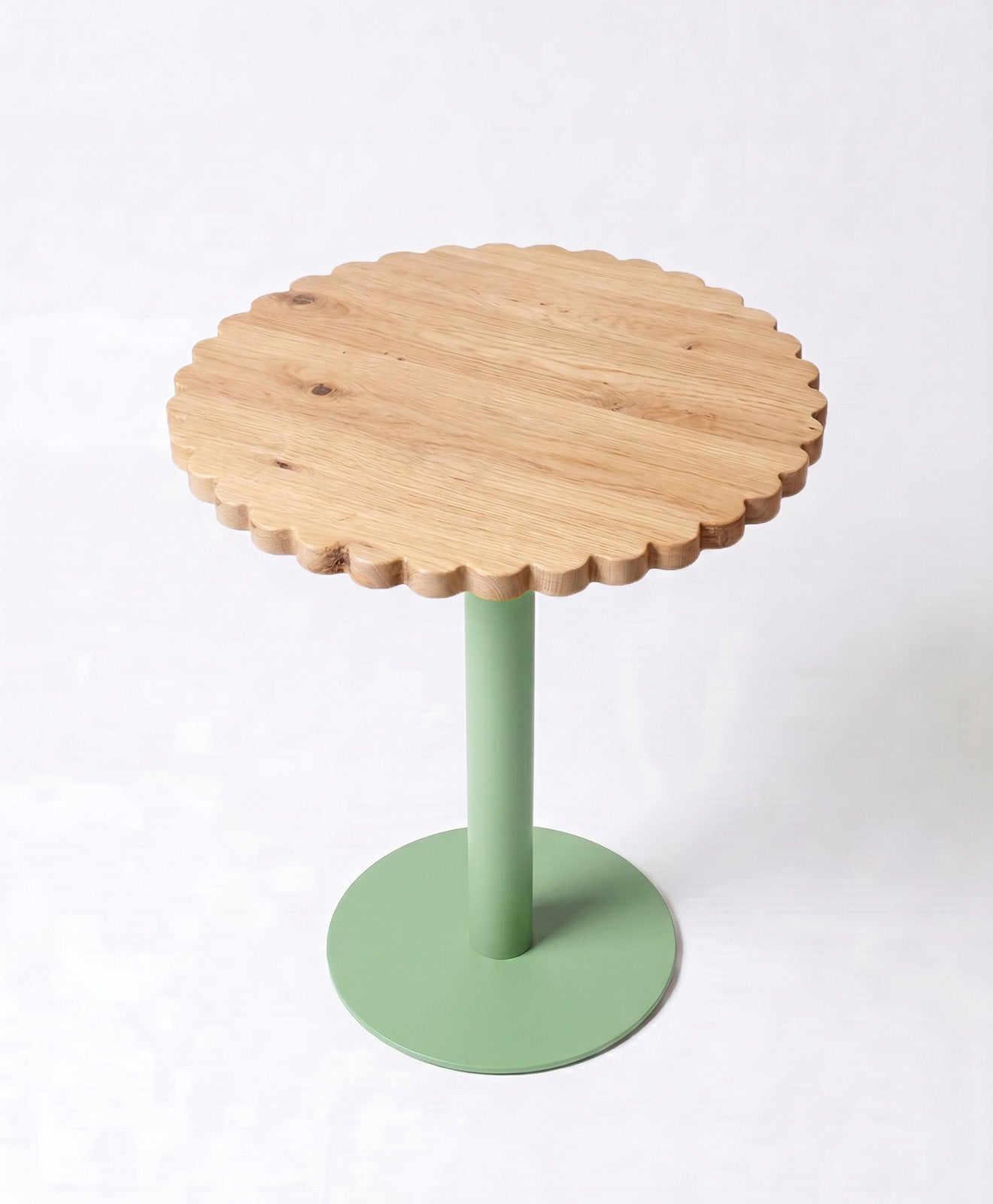 Bistrotisch rund Holz & Stahl Blume von KAWENTSMANN