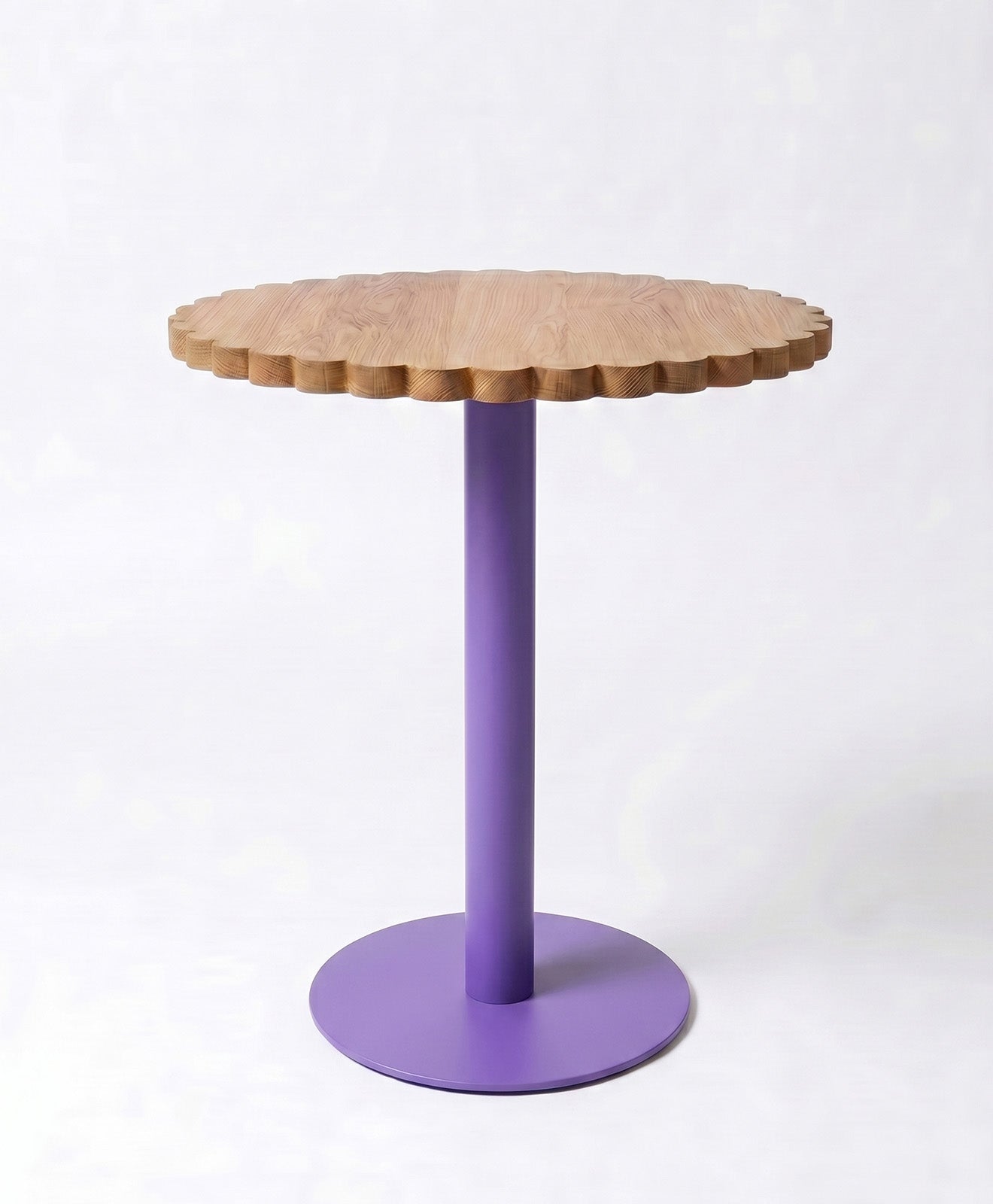 Bistrotisch rund Holz & Stahl Blume von KAWENTSMANN