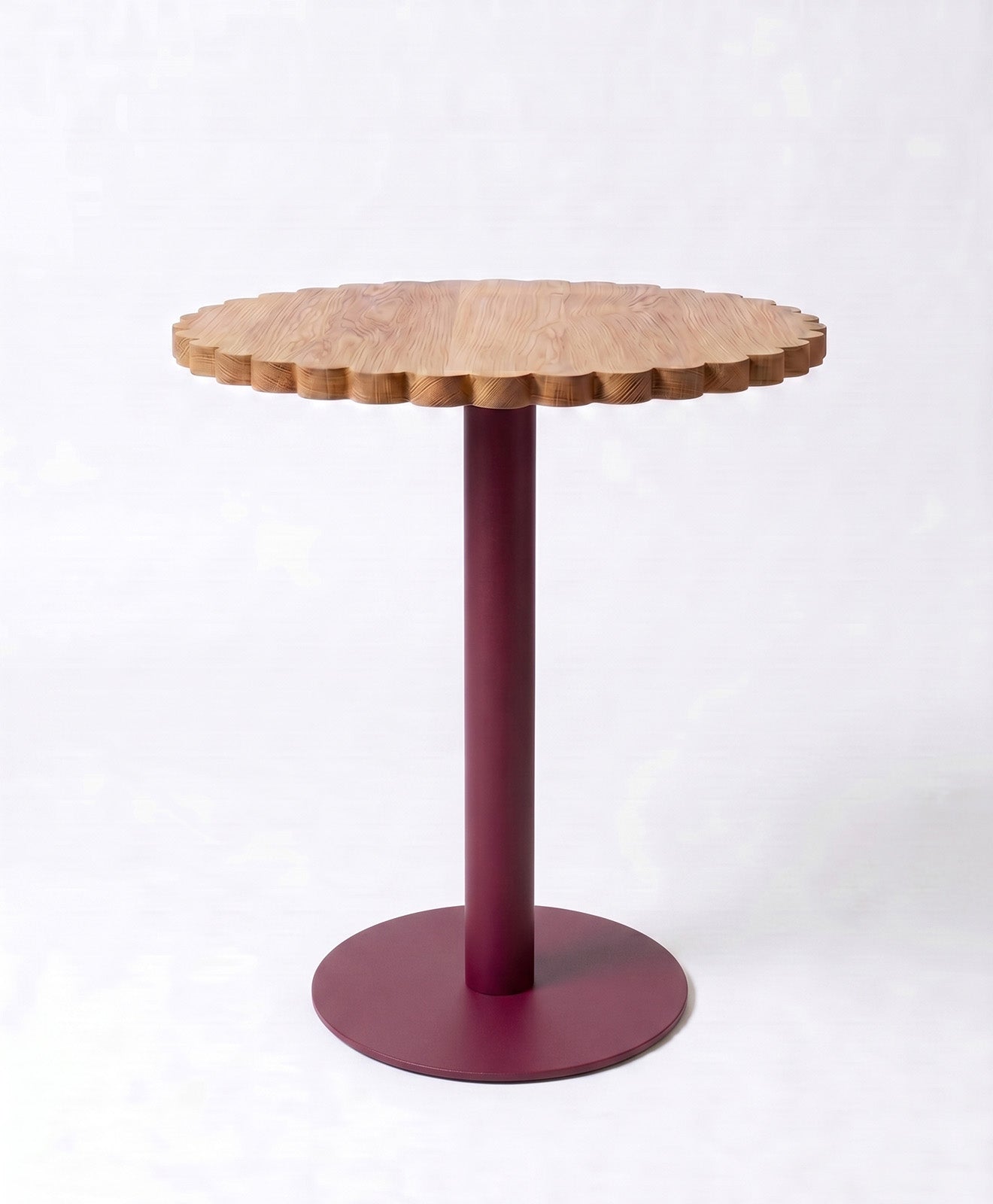 Bistrotisch rund Holz & Stahl Blume von KAWENTSMANN