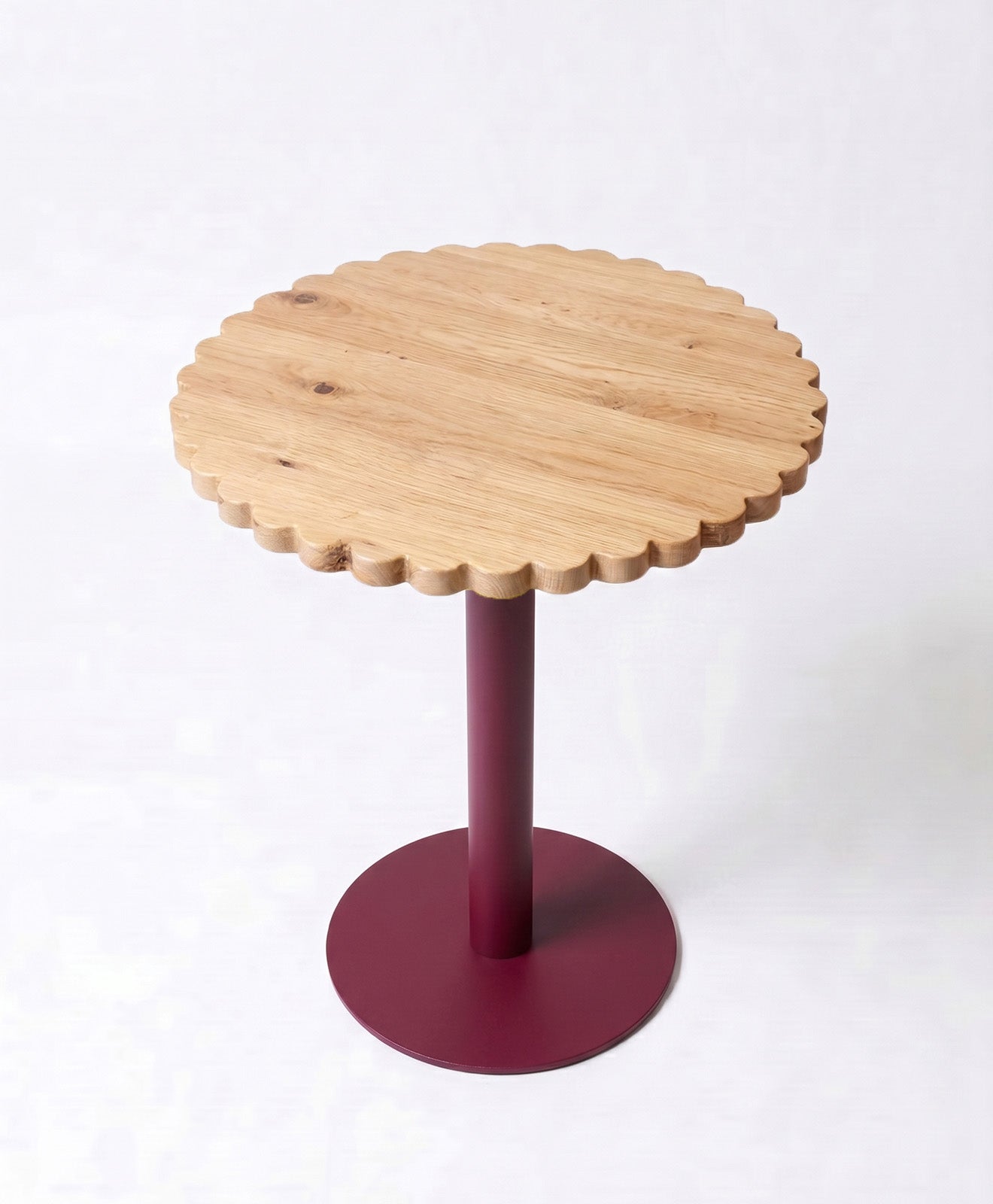 Bistrotisch rund Holz & Stahl Blume von KAWENTSMANN