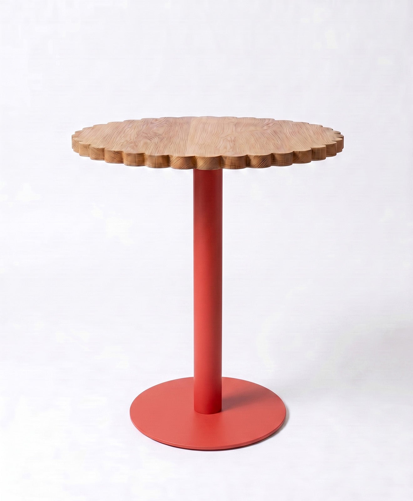 Bistrotisch rund Holz & Stahl Blume von KAWENTSMANN