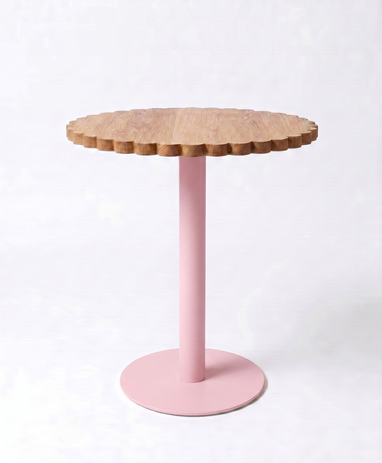 Bistrotisch rund Holz & Stahl Blume von KAWENTSMANN