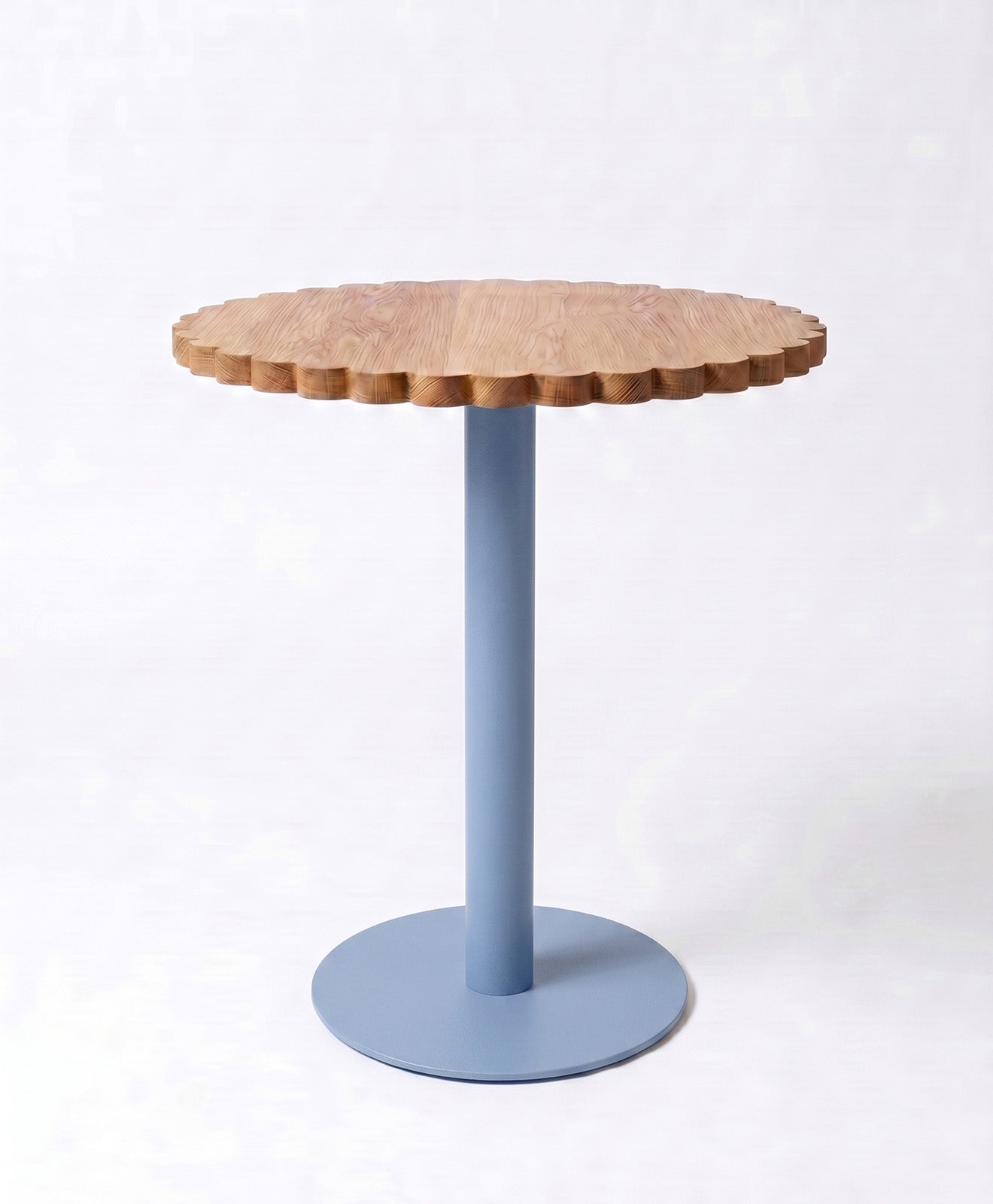 Bistrotisch rund Holz & Stahl Blume von KAWENTSMANN