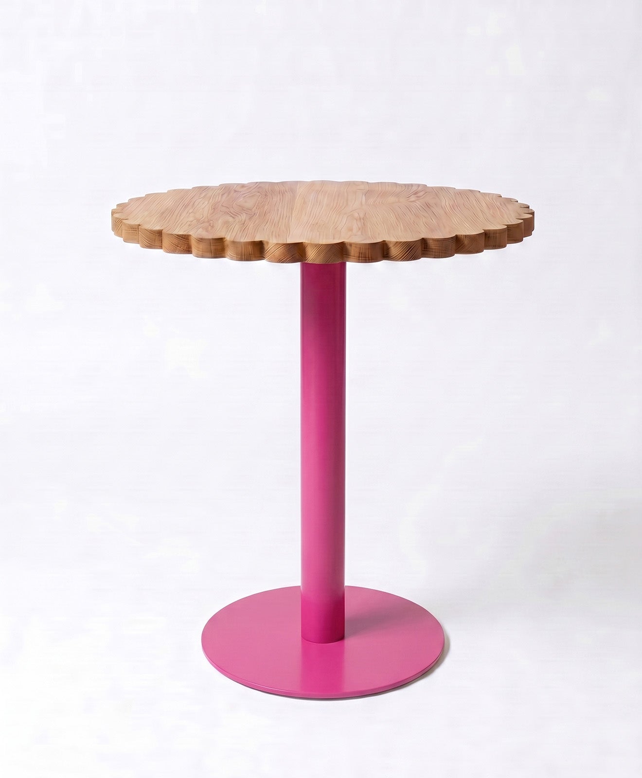Bistrotisch rund Holz & Stahl Blume von KAWENTSMANN