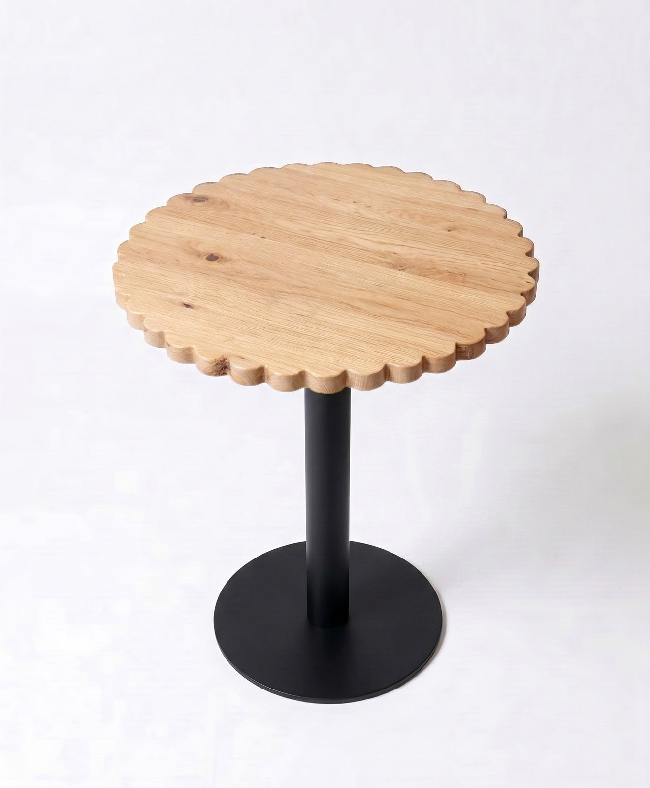 Bistrotisch rund Holz & Stahl Blume von KAWENTSMANN