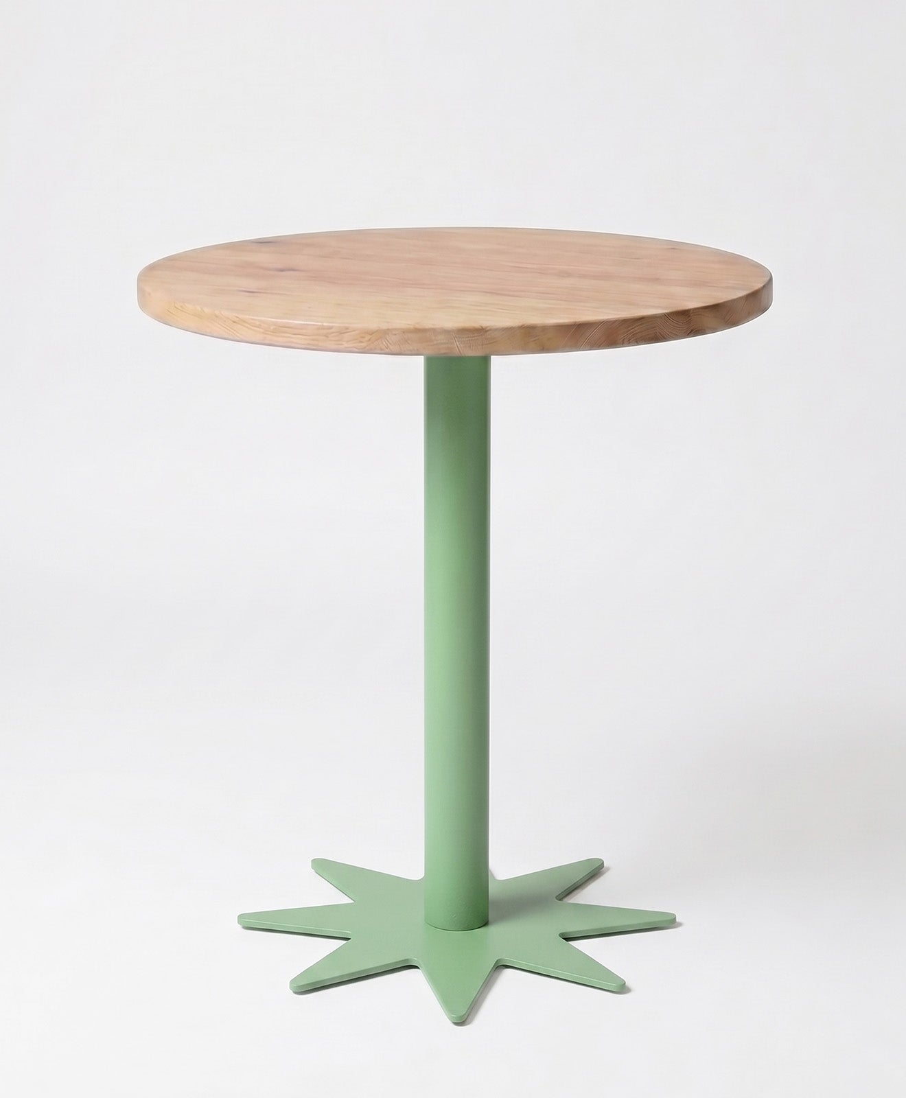 Bistrotisch rund aus Holz & Stahl STERN