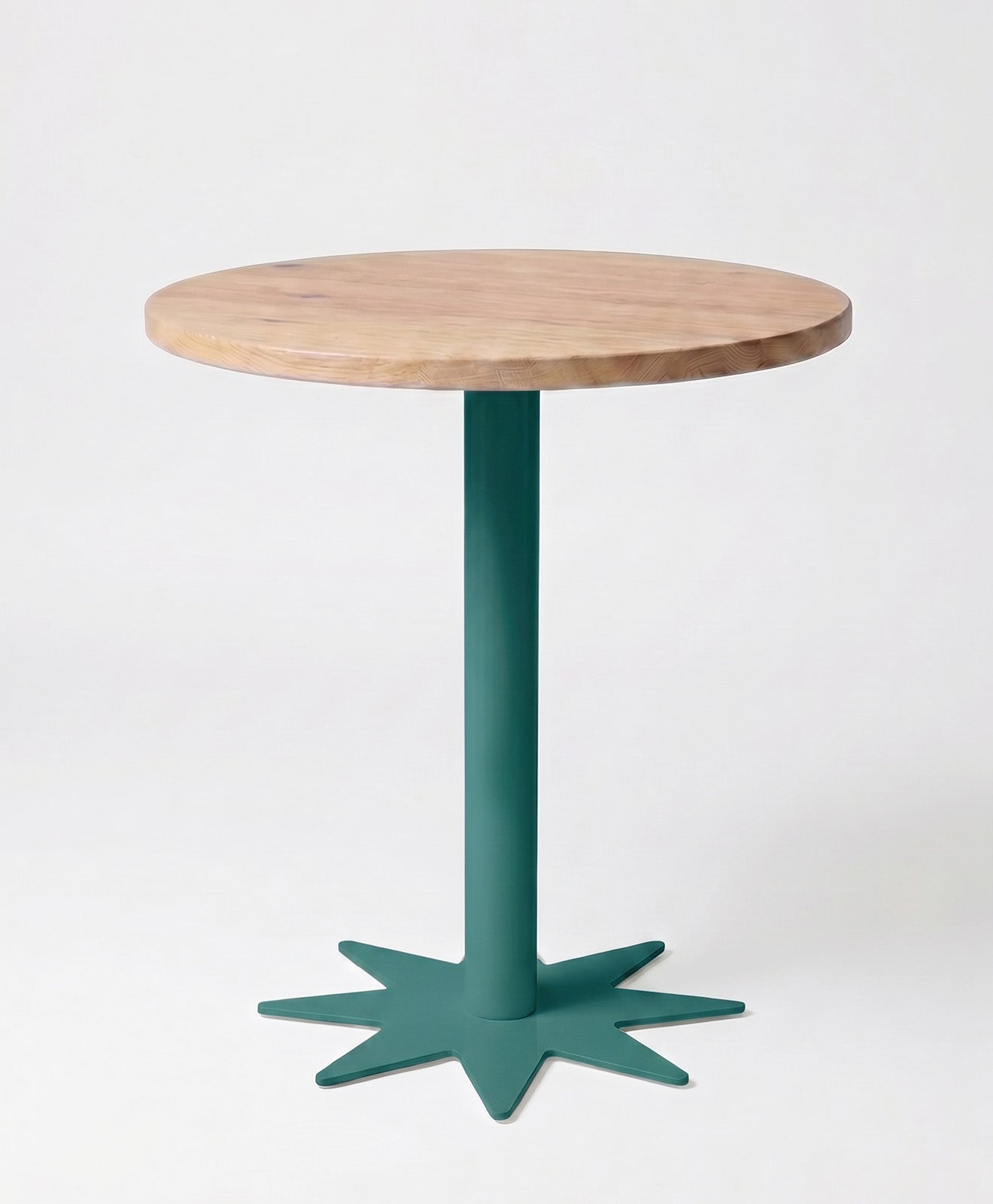 Bistrotisch rund aus Holz & Stahl STERN