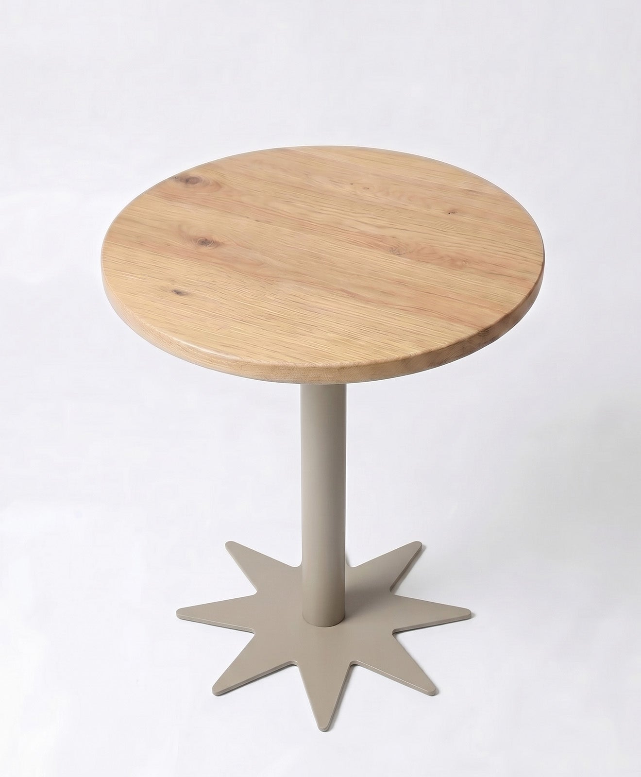 Bistrotisch rund aus Holz & Stahl STERN