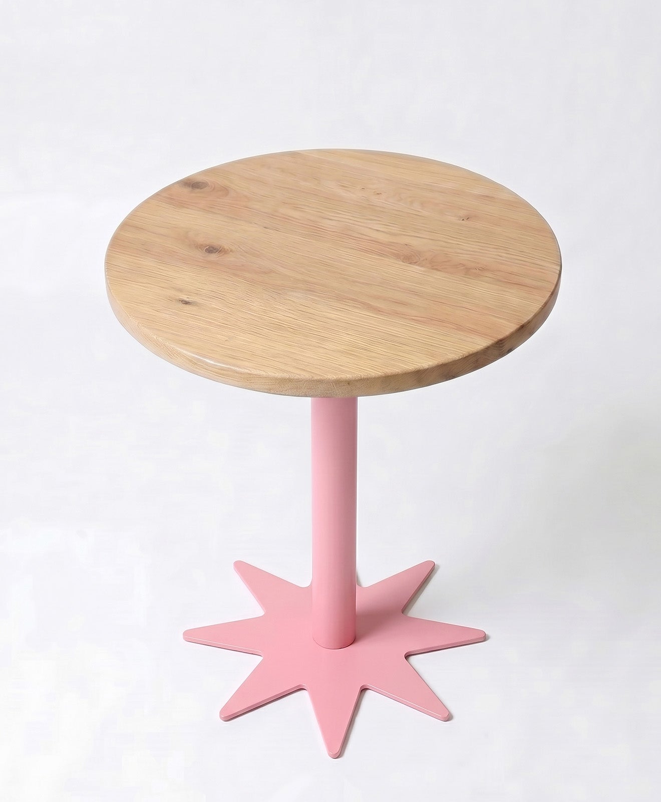 Bistrotisch rund aus Holz & Stahl STERN