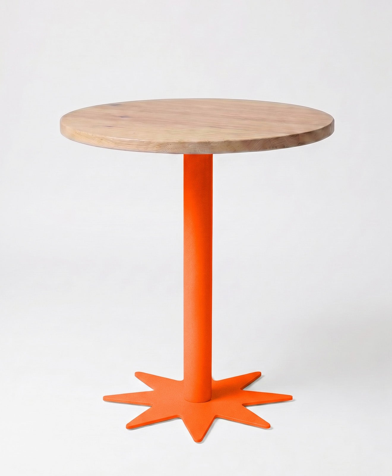 Bistrotisch rund aus Holz & Stahl STERN