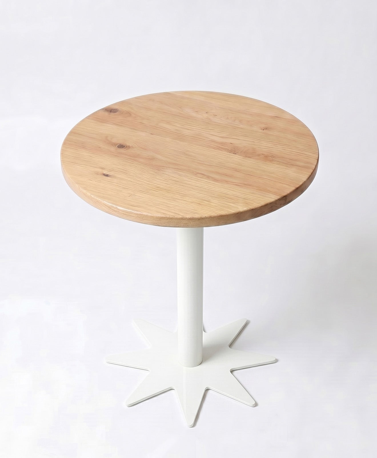 Bistrotisch rund aus Holz & Stahl STERN