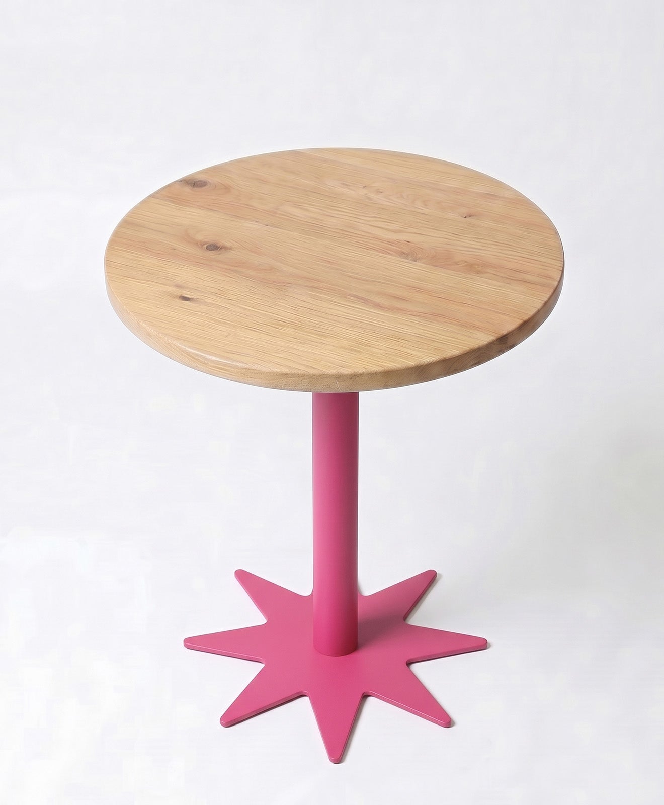 Bistrotisch rund aus Holz & Stahl STERN