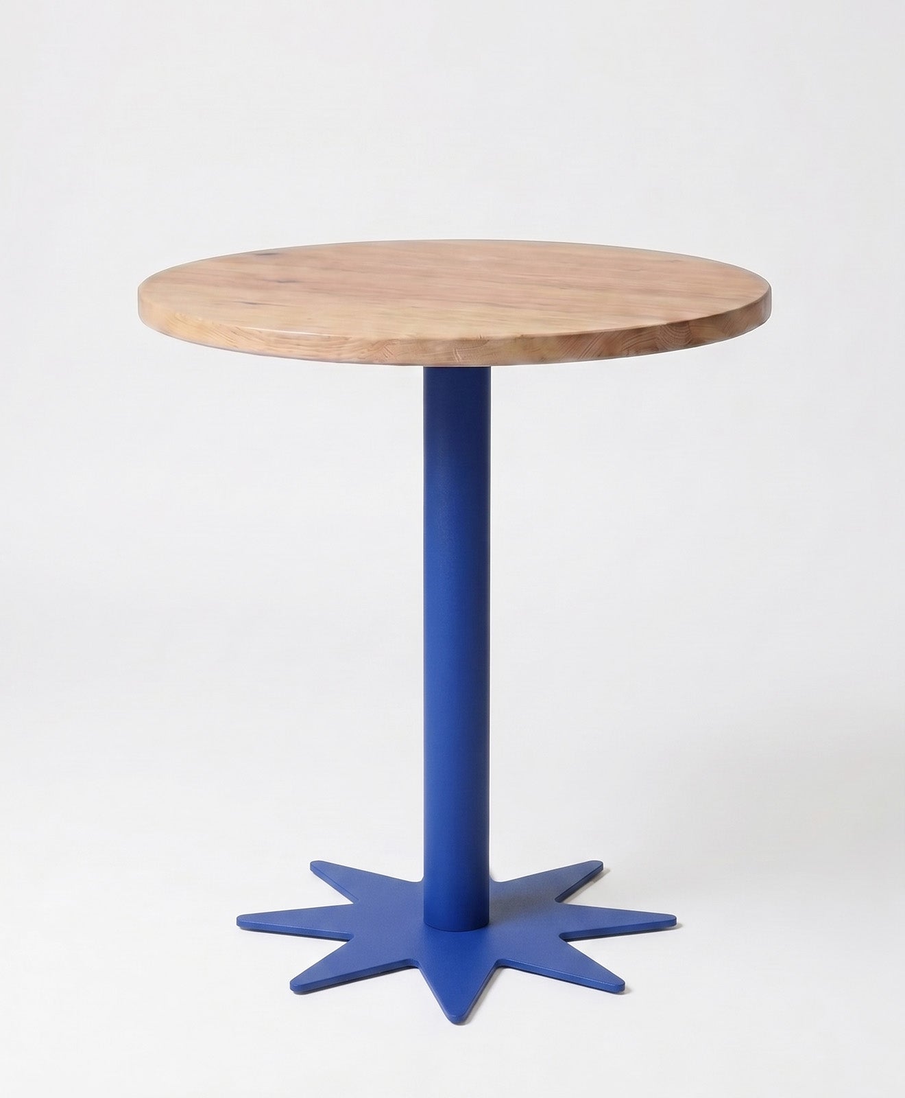 Bistrotisch rund aus Holz & Stahl STERN