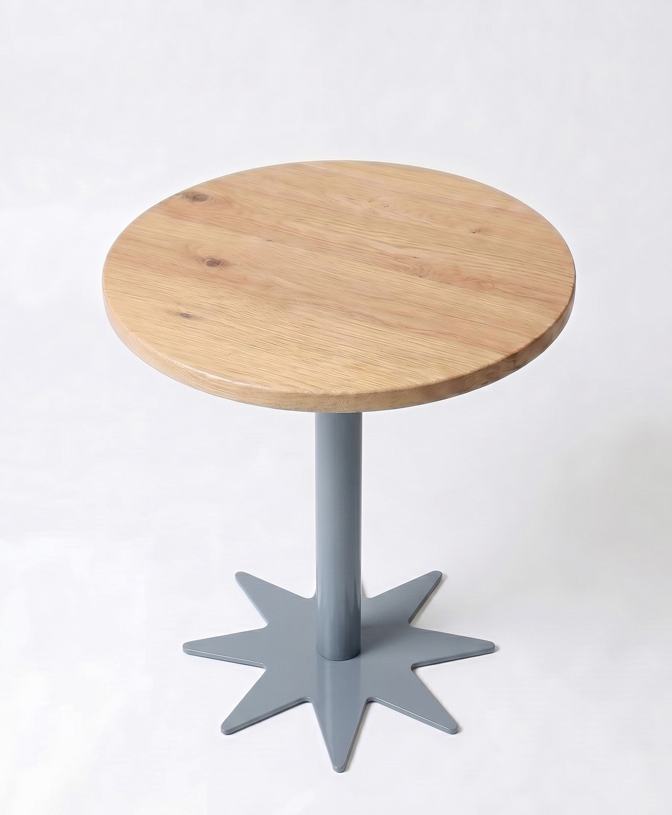Bistrotisch rund aus Holz & Stahl STERN