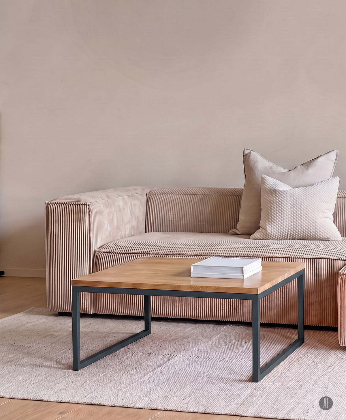Couchtisch Holz & Metall TALON