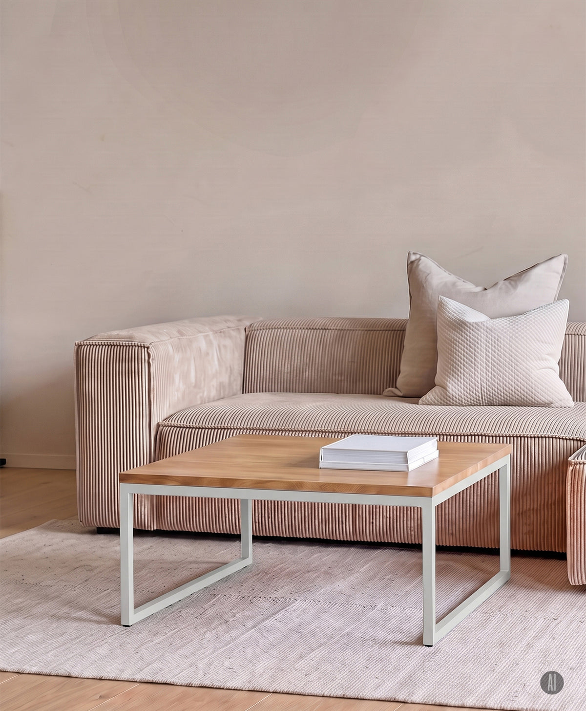Couchtisch Holz & Metall TALON