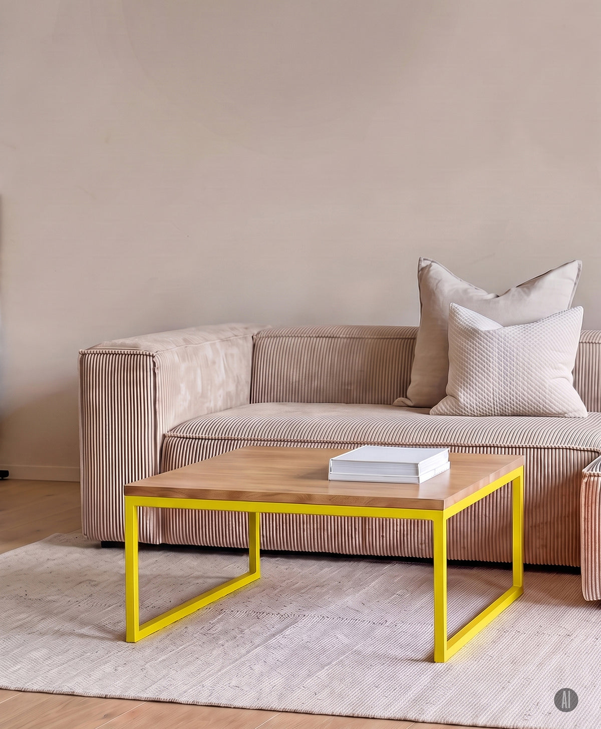 Couchtisch Holz & Metall TALON