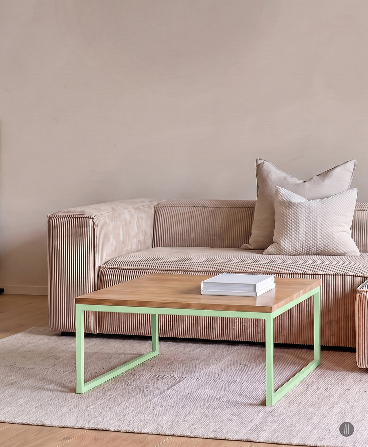 Couchtisch Holz & Metall TALON